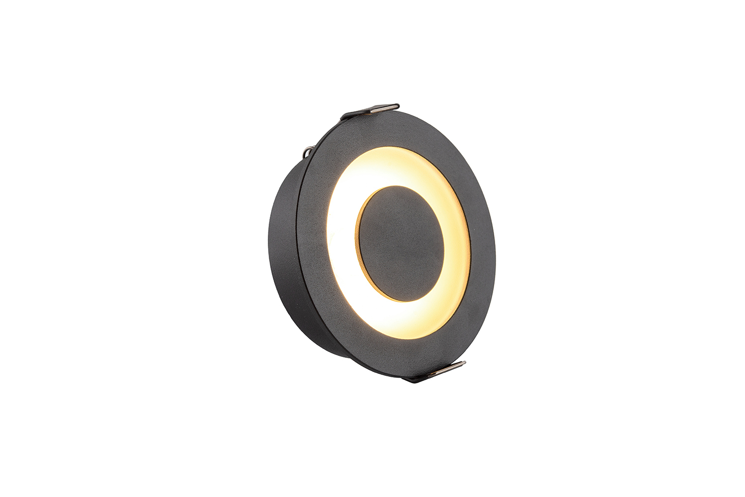 DK2500-BK Встраиваемый светильник, IP 20, 5 Вт, LED 3000, черный, алюминий