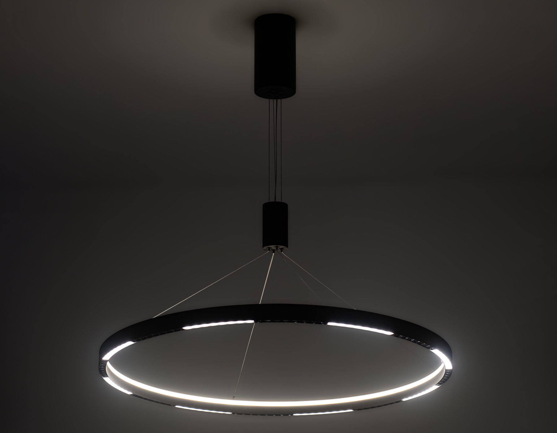 FL5856 BK черный 40W 3000K/4200K/6400K D800*860 (без ПДУ)