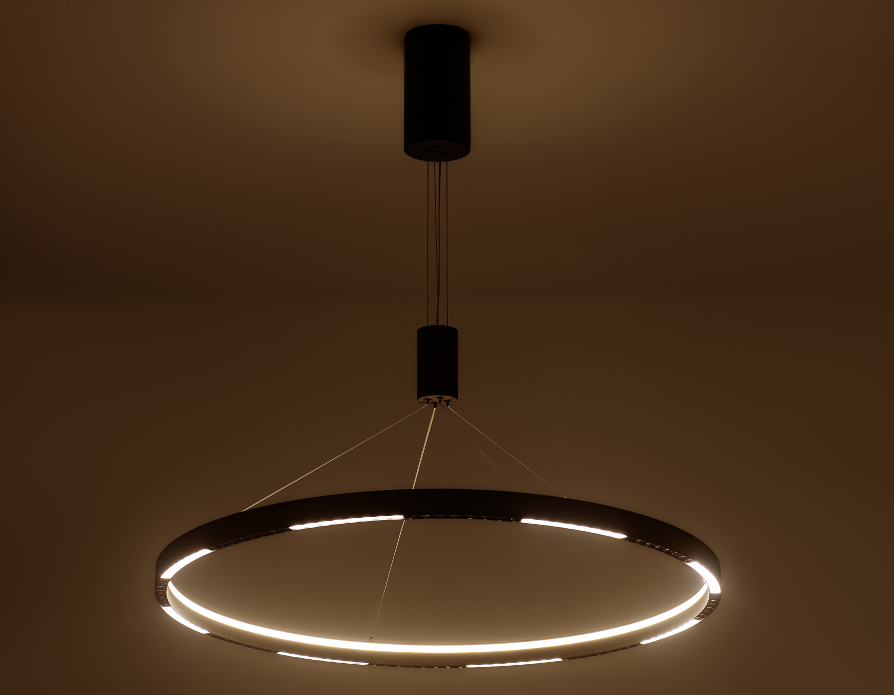 FL5856 BK черный 40W 3000K/4200K/6400K D800*860 (без ПДУ)