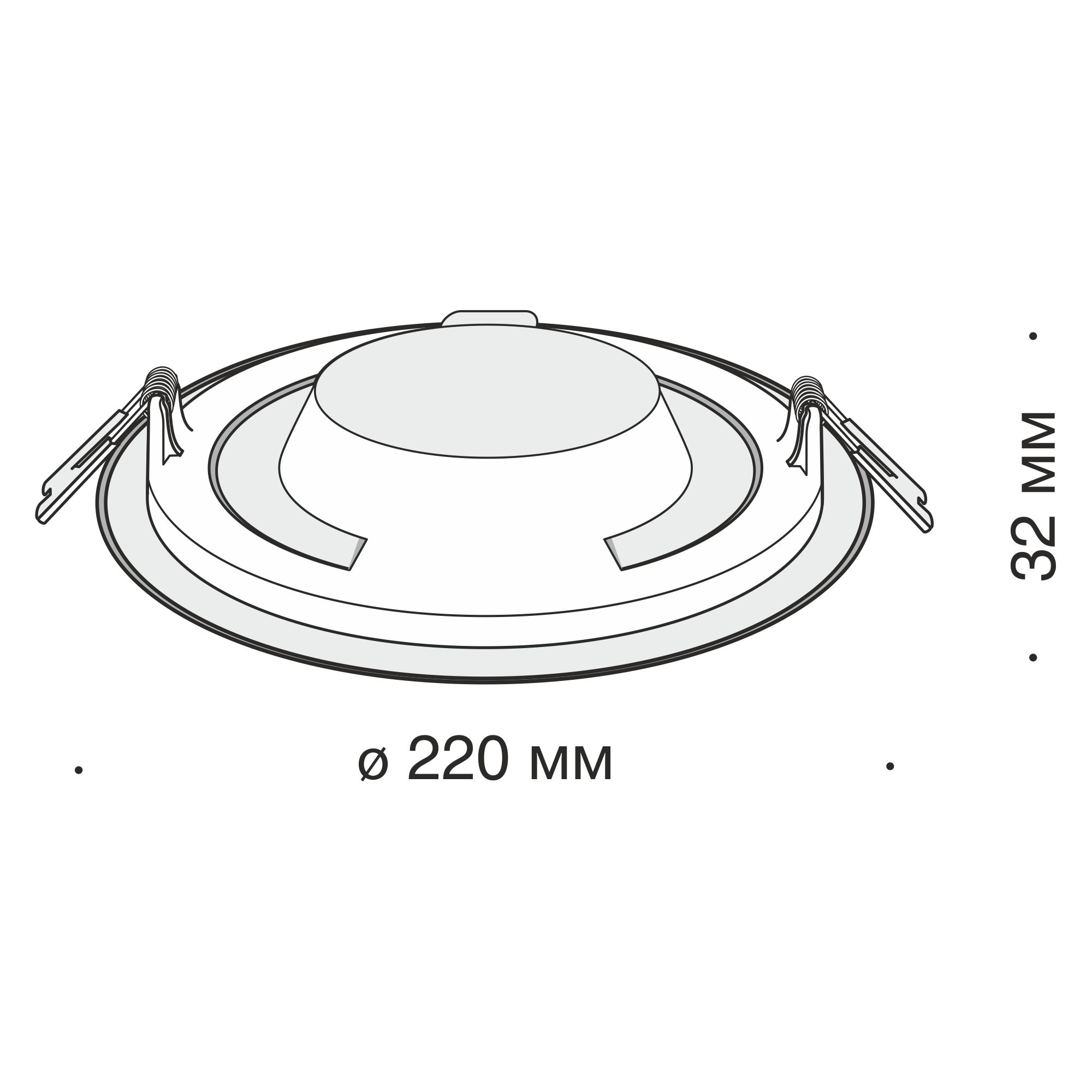 Встраиваемый светильник Technical DL017-6-L18W