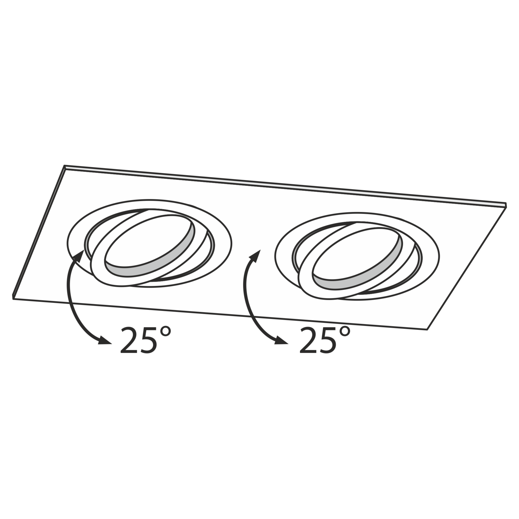 Встраиваемый светильник Technical DL024-2-02S