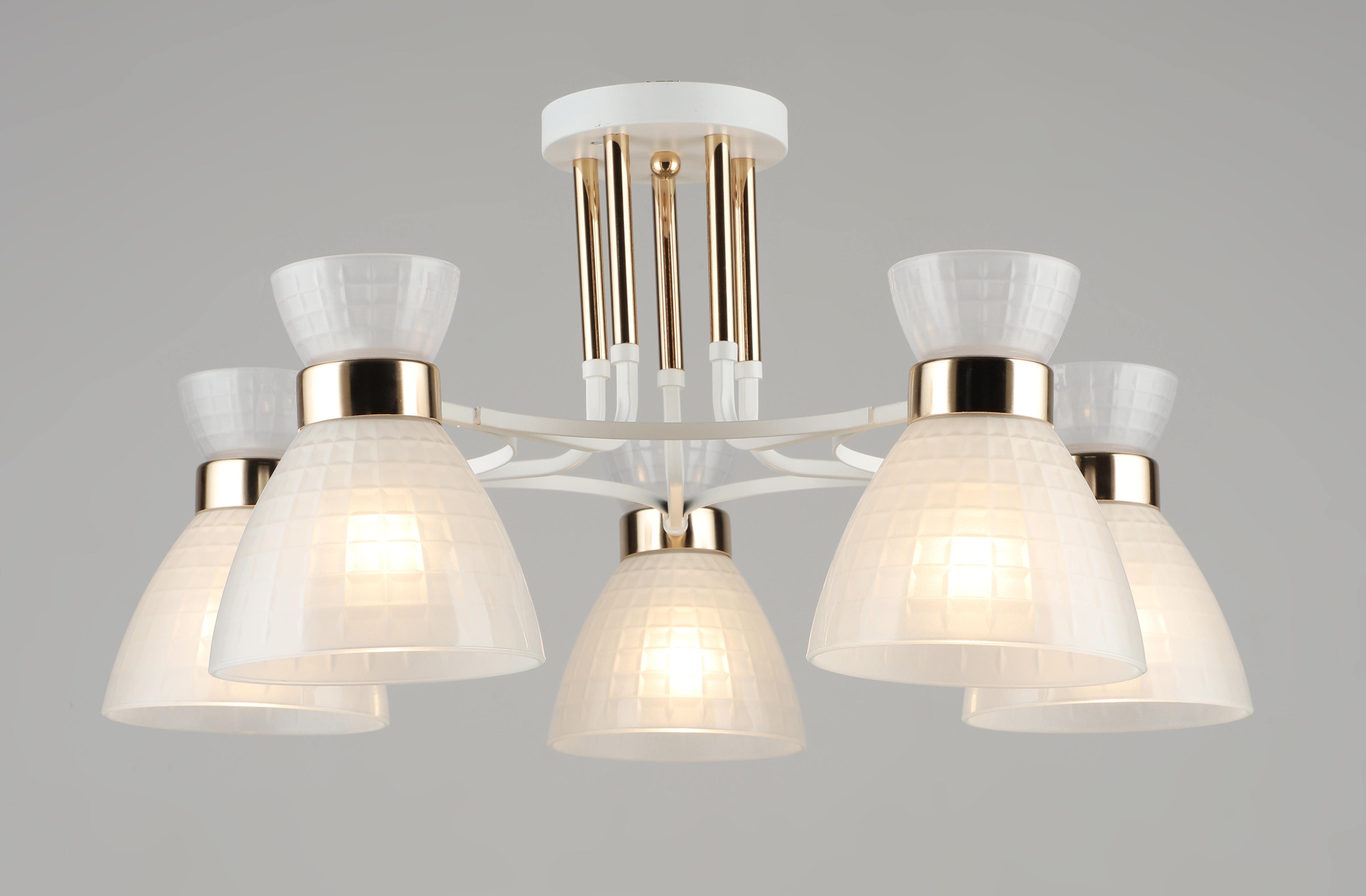 Потолочная люстра SL6753-5 WT+GD 000080219