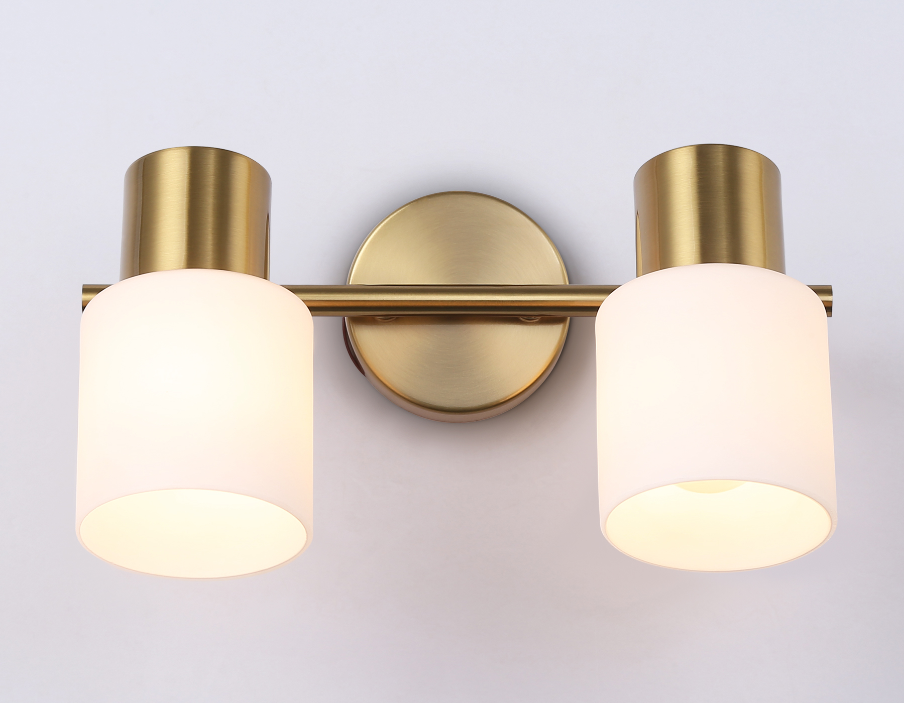 TR3969/2 BS/FR латунь/белый матовый E27*2 max 40W 260*80*210