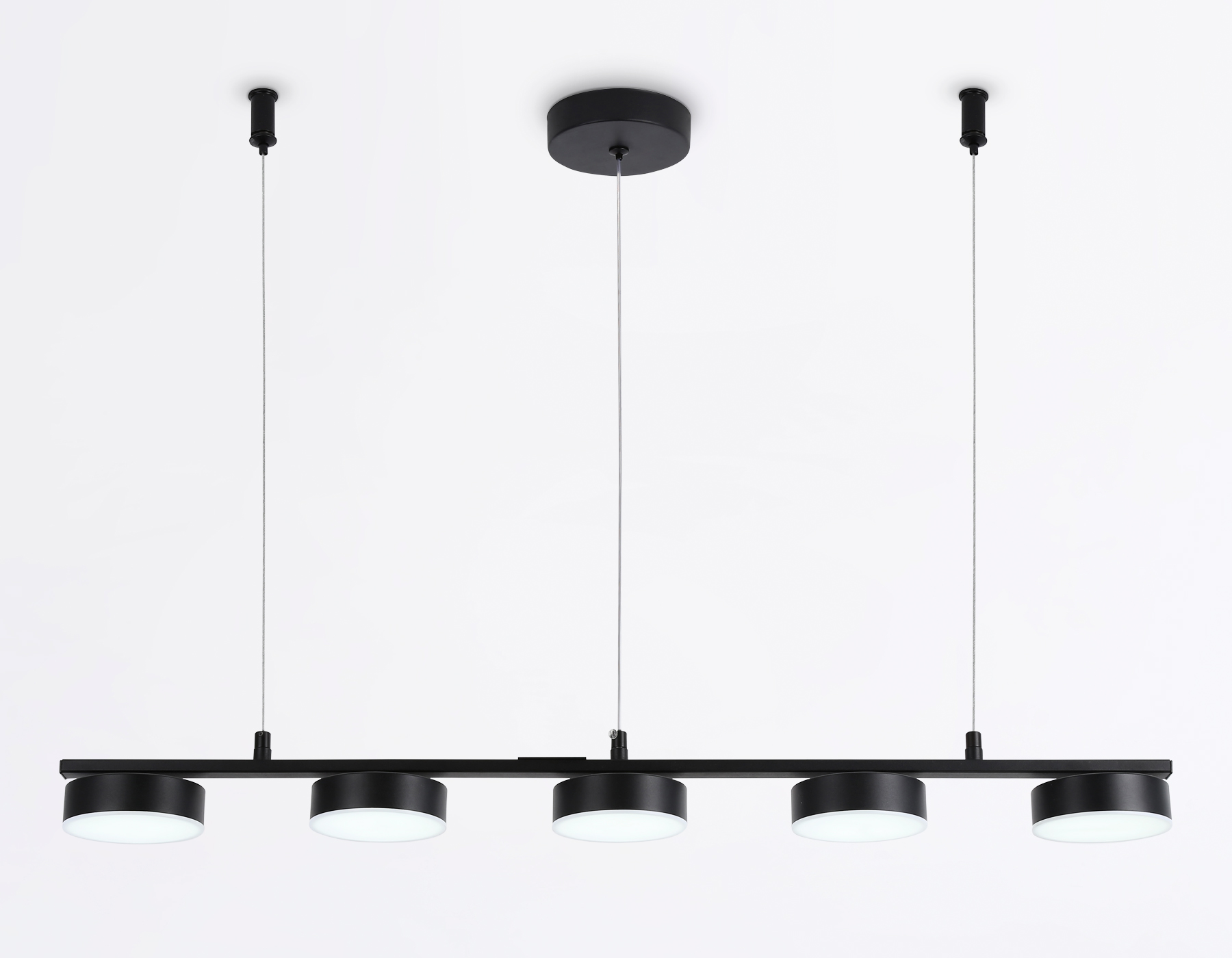 FL51734/5 BK черный 3000K/4200K/6400K 25W 800*100*1000 (Без ПДУ)