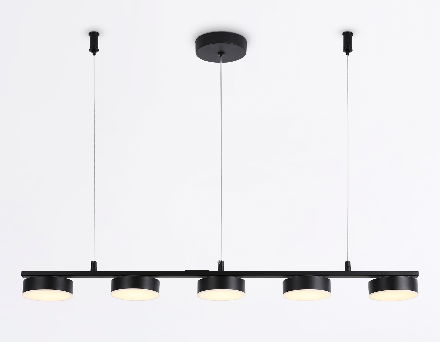 FL51734/5 BK черный 3000K/4200K/6400K 25W 800*100*1000 (Без ПДУ)