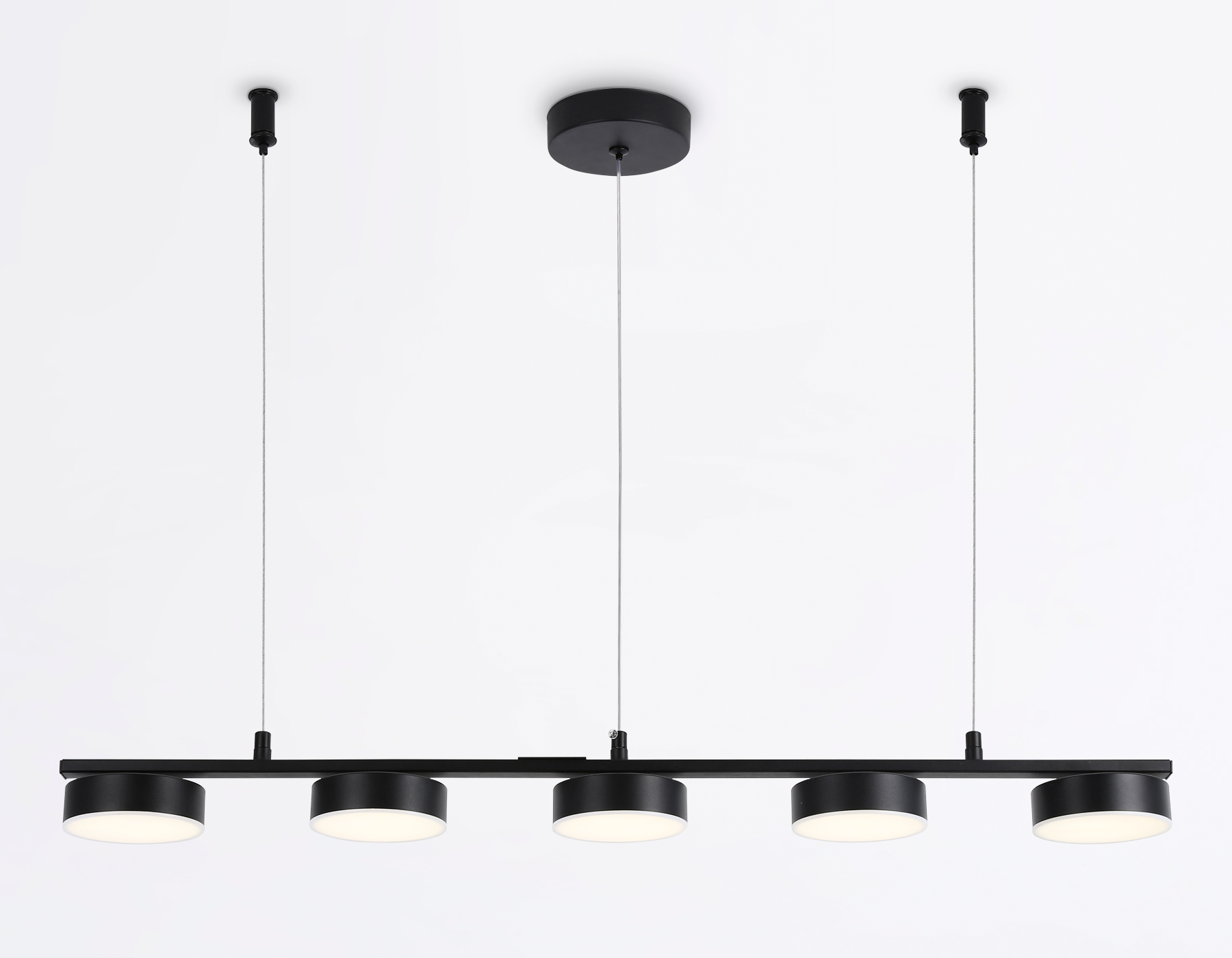 FL51734/5 BK черный 3000K/4200K/6400K 25W 800*100*1000 (Без ПДУ)