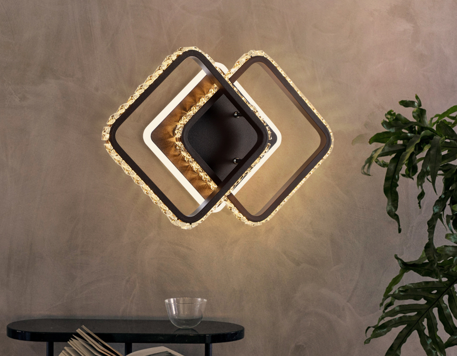 FA276 SCF кофе песок LED 3000K+6400K 26W 340*200*70