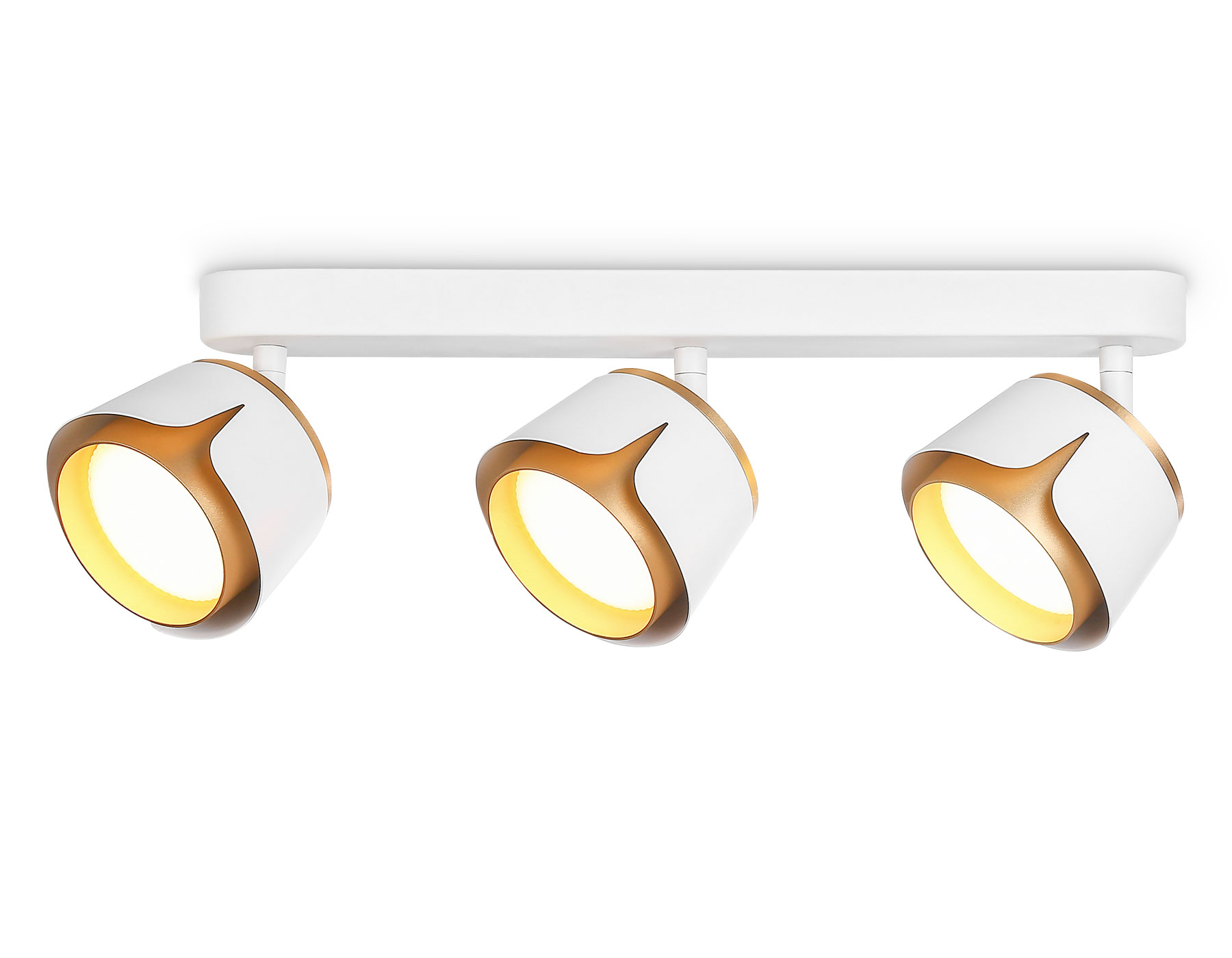 TN71235/3 WH/GD белый/золото GX53/3 380*100*147