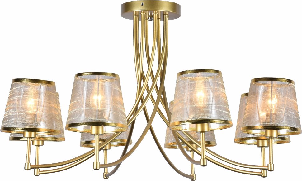 МС-XA1192B/8 GD+CR (2) светильник потолочный [01093501]