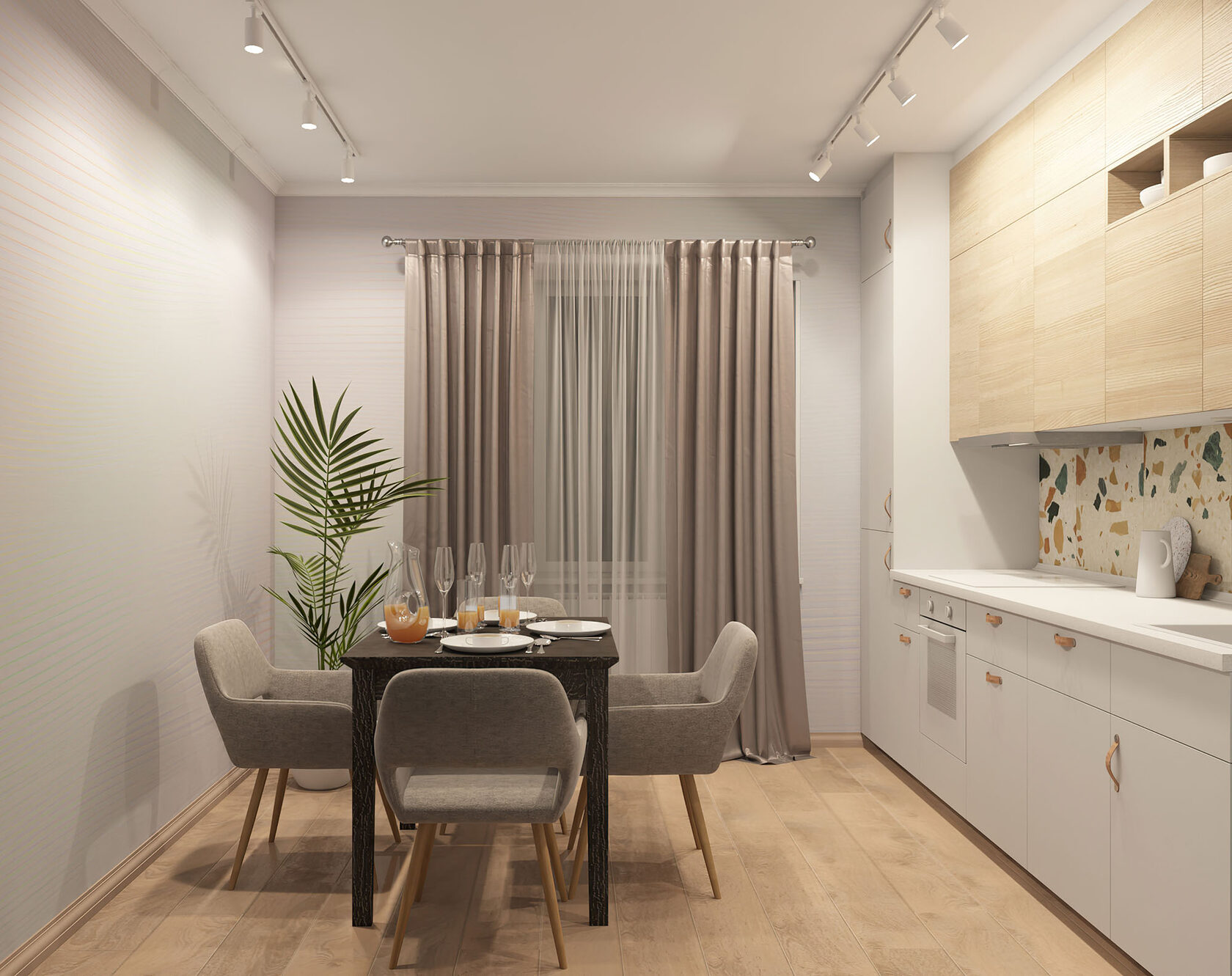 DK6201-WH Трековый светильник IP 20, 15 Вт, GU5.3, белый, алюминий