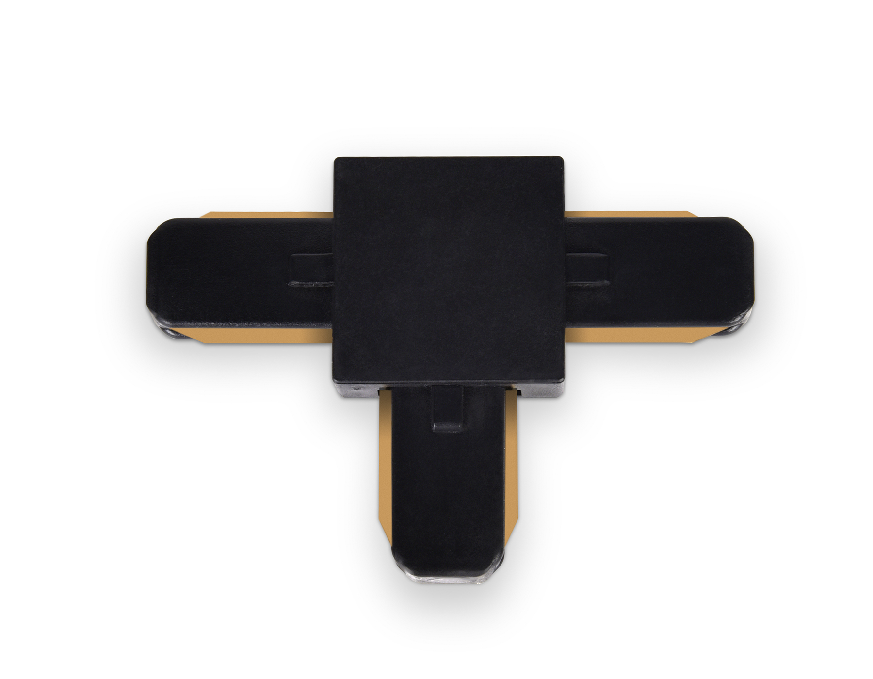 GL7078 BK черный коннектор Т-образный однофазный для соединения трековых шинопроводов