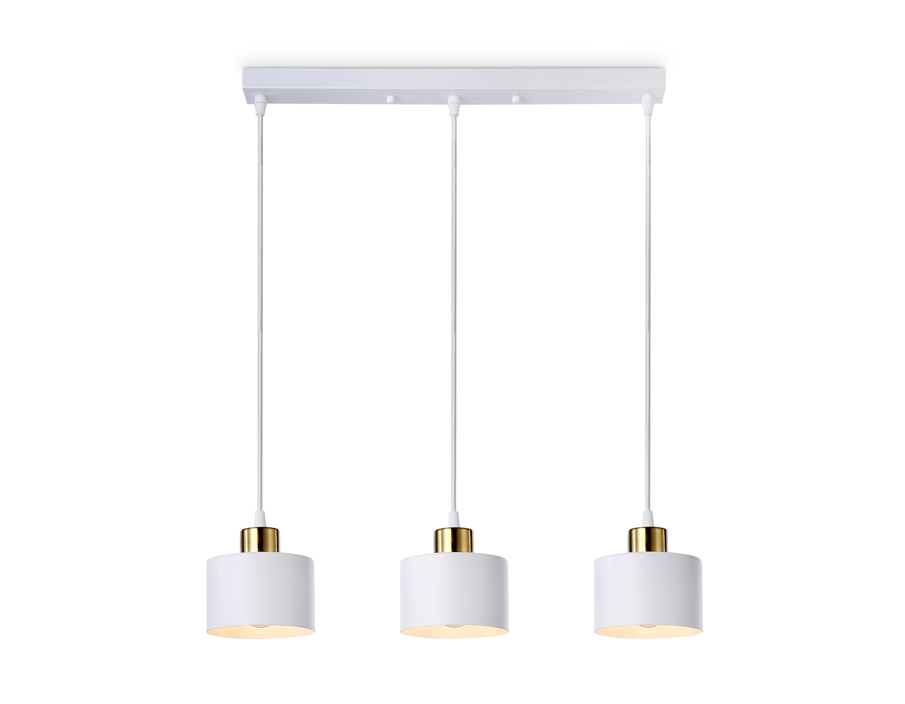 TR8117/3 WH/BS белый/латунь E27*3 max 40W 580*120*970