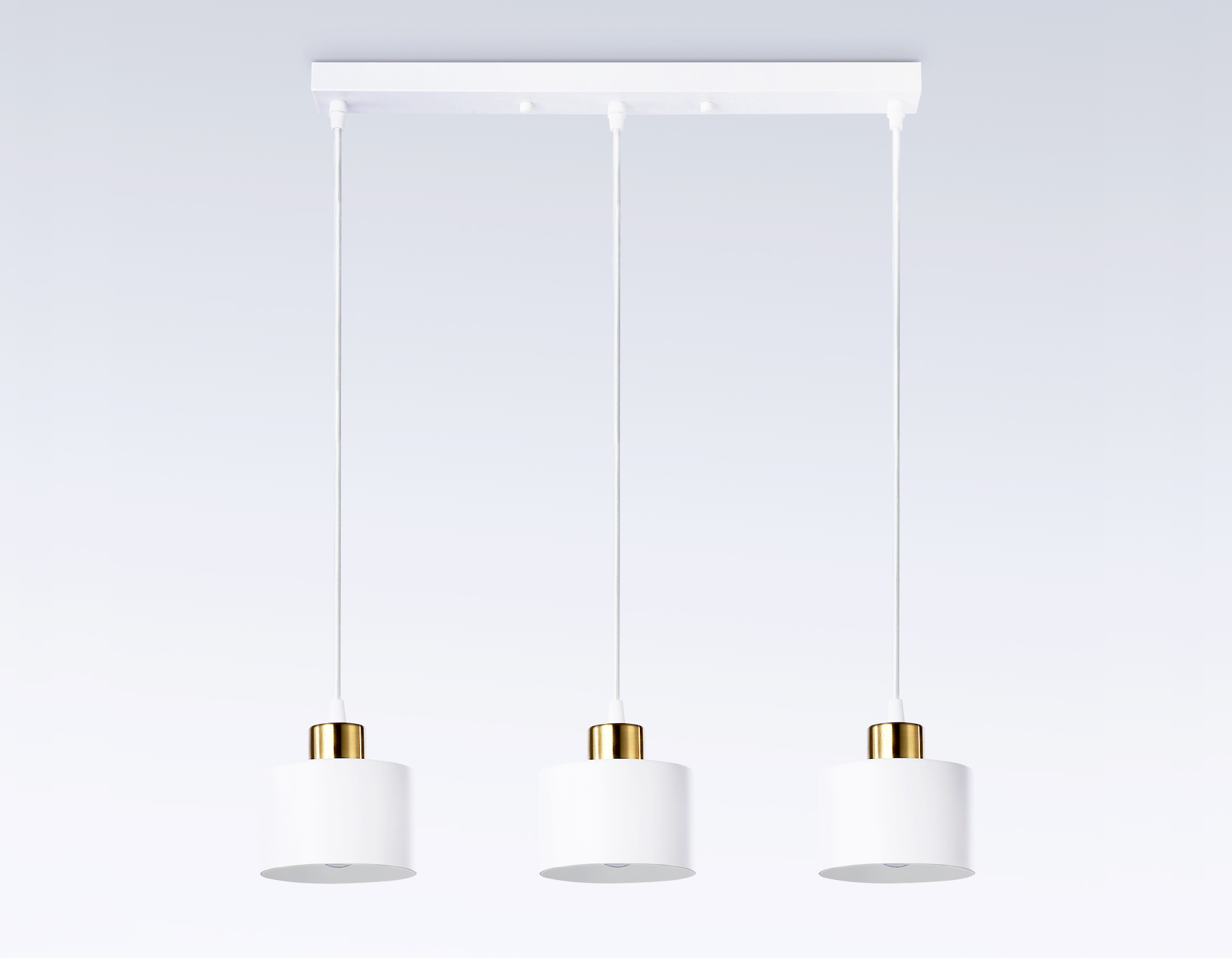 TR8117/3 WH/BS белый/латунь E27*3 max 40W 580*120*970