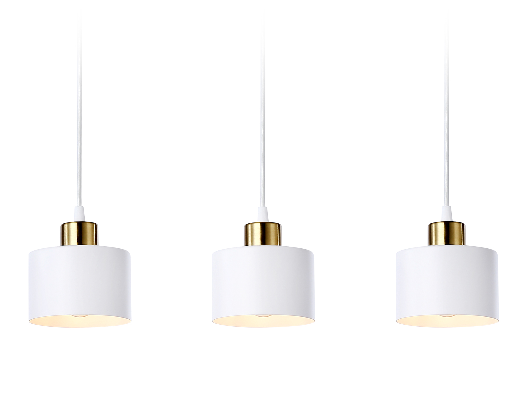 TR8117/3 WH/BS белый/латунь E27*3 max 40W 580*120*970