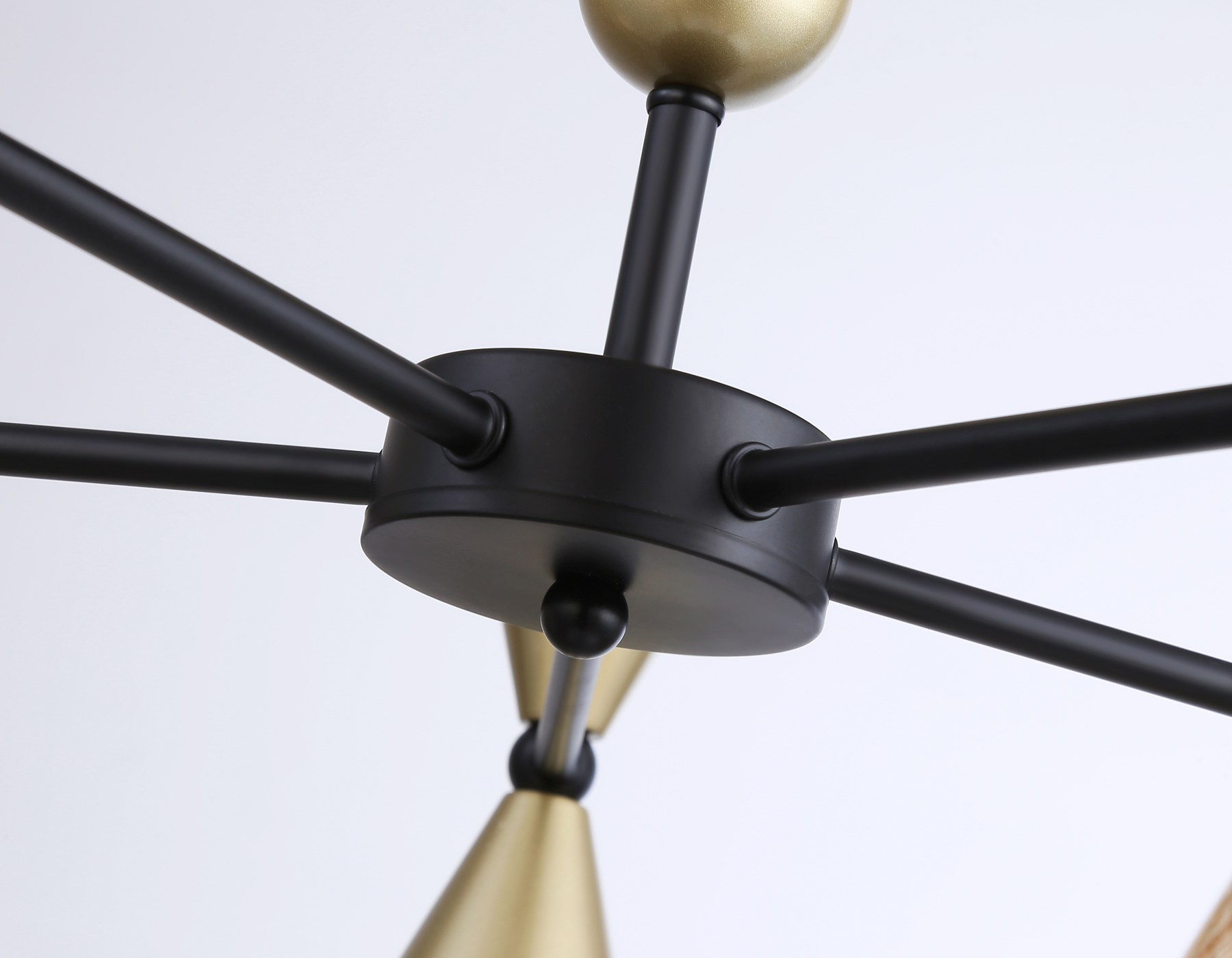 TR3171/5 BK/GD черный/золото E27/5 max 60W D580*380