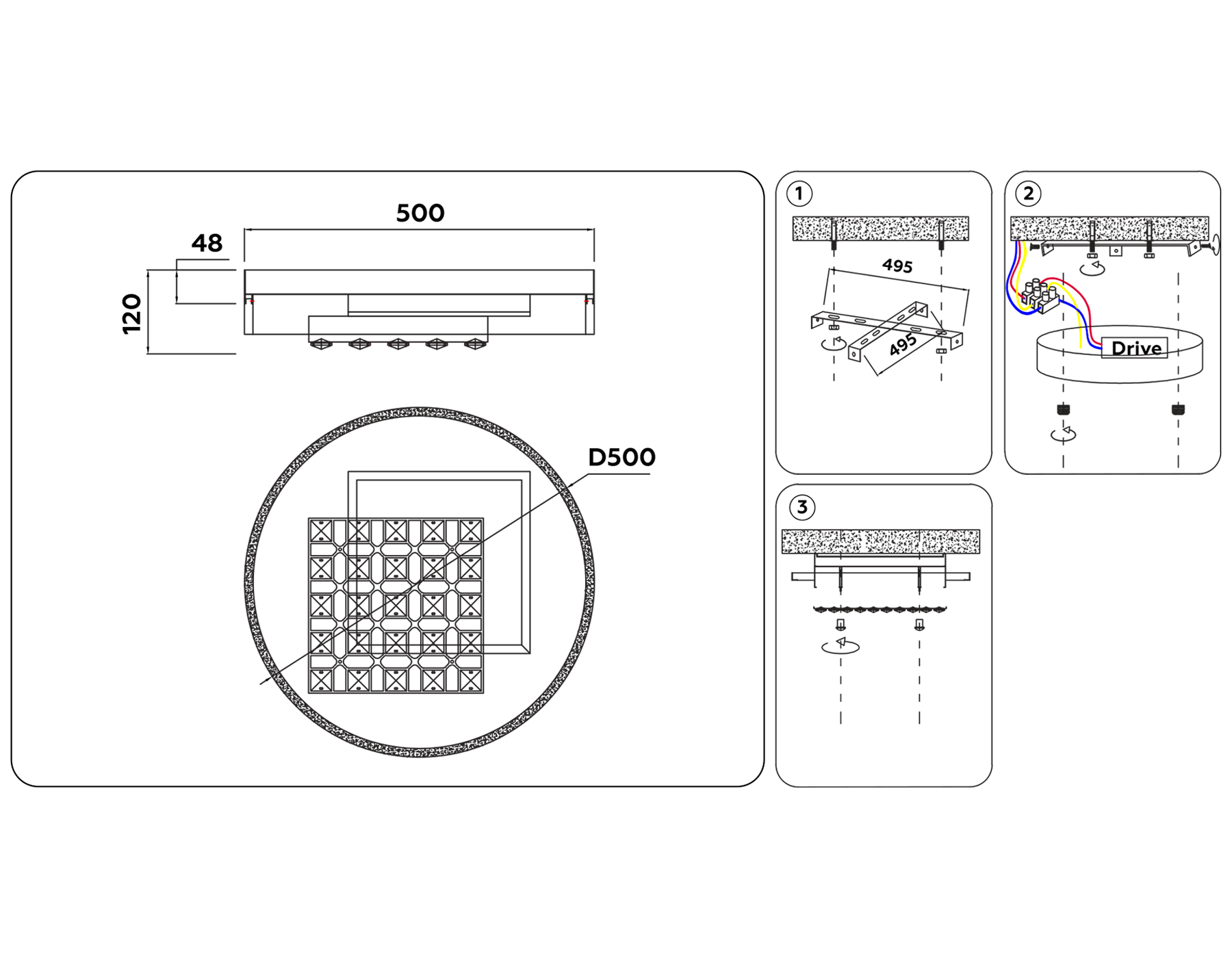 FA145 CF кофе 104W D500*120 (ПДУ РАДИО 2.4)