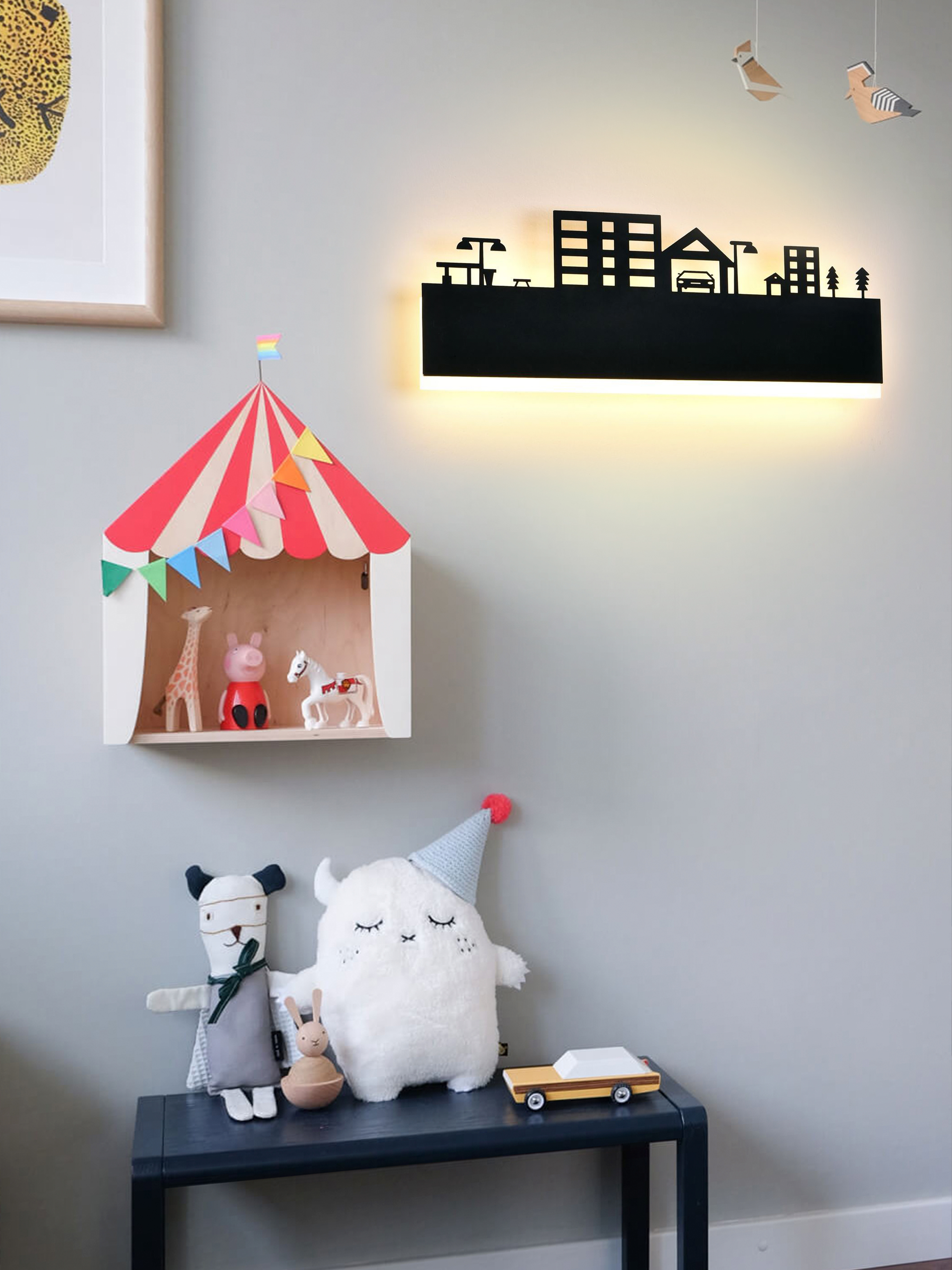 Настенный светильник 6012W-390 16W BK 000022087