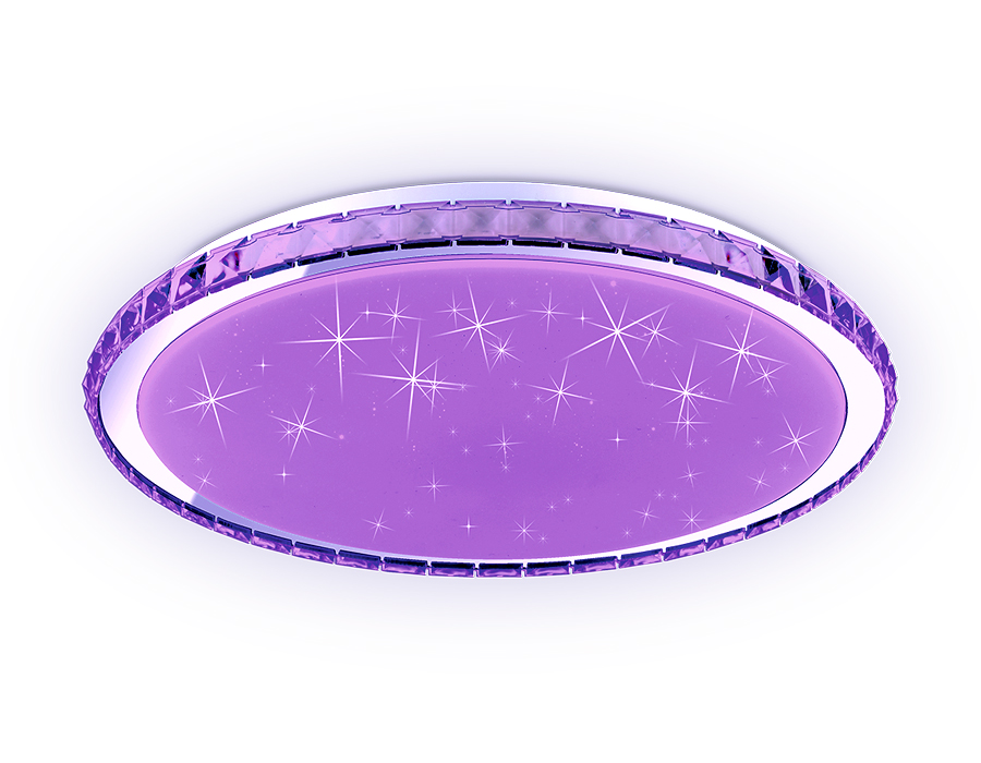 FF501 CH хром 60W 3000-6400K D400*70 (ПДУ ИК)