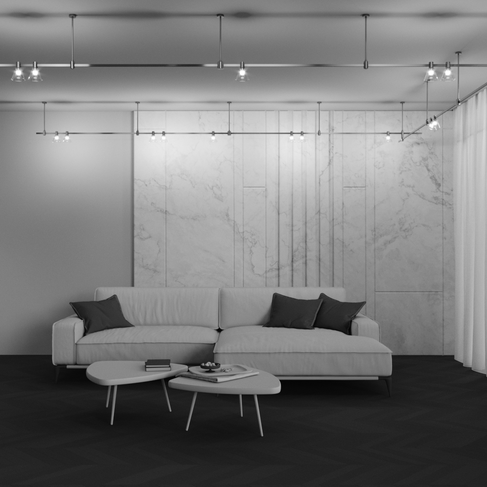 Трековый светильник Technical TR147-1-3W4K-BS