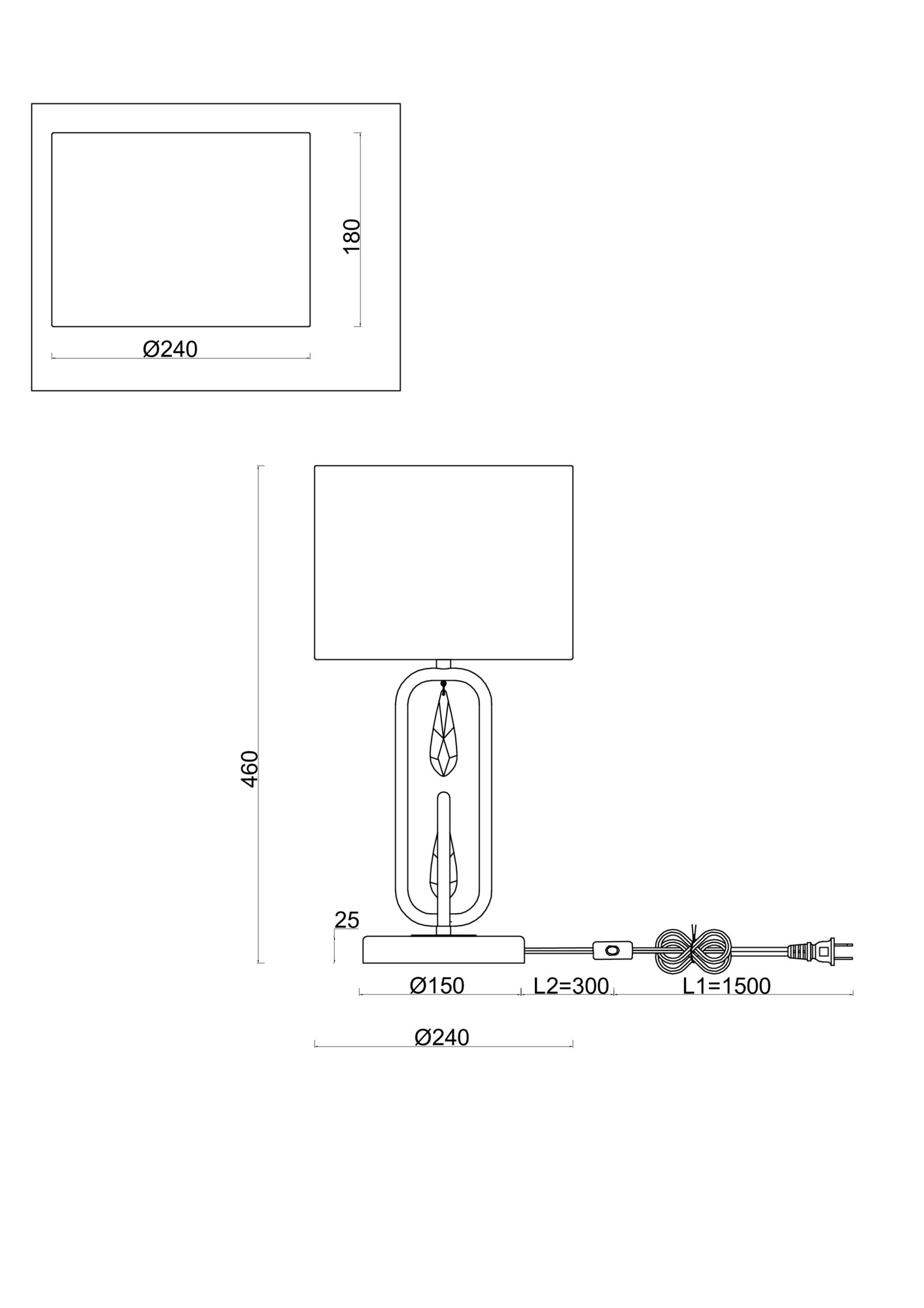 Настольный светильник Freya FR1007TL-01N