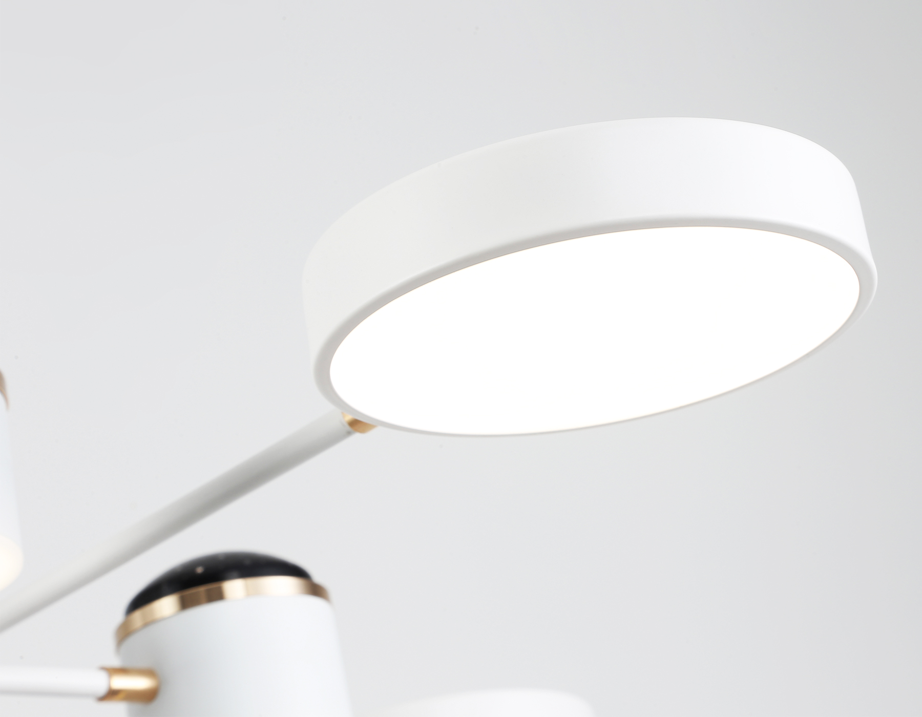 FL51627/9+4 WH/FGD белый/золото 132W 3000-6000K D850*370 (без ПДУ)