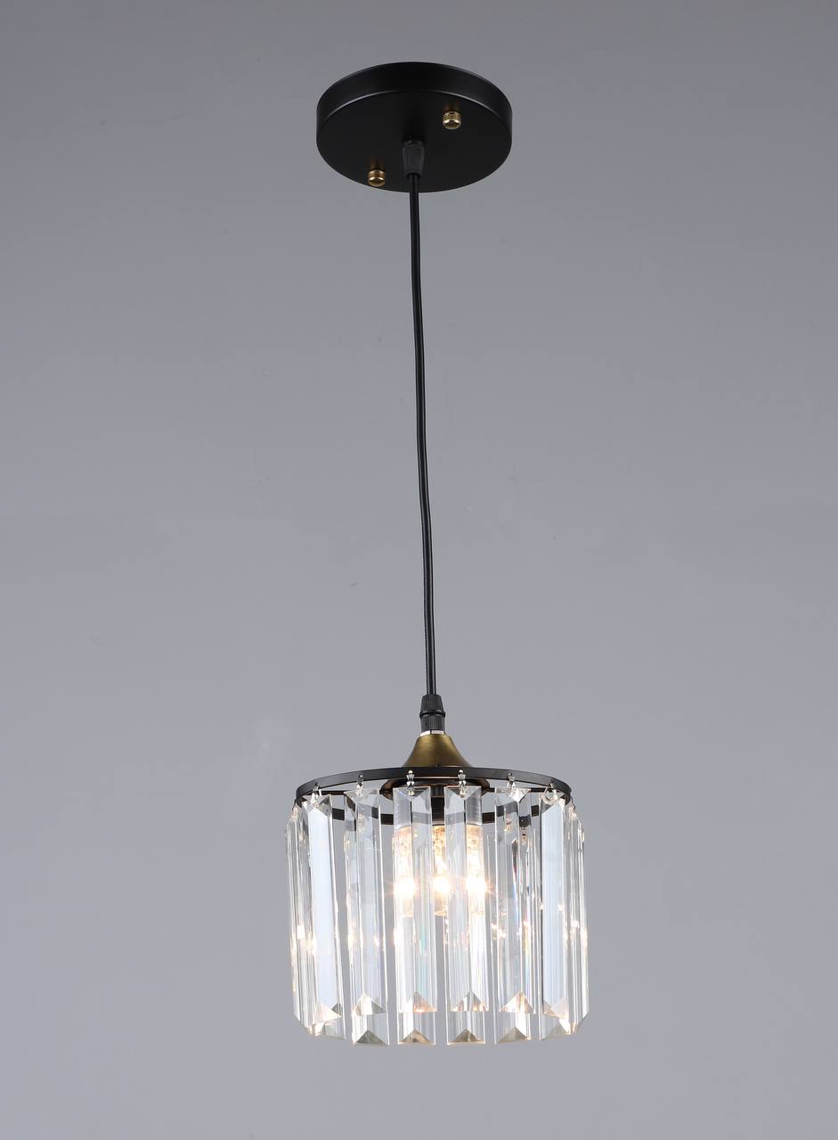 Подвесная люстра SL7884-1 BK+FGD 000085863