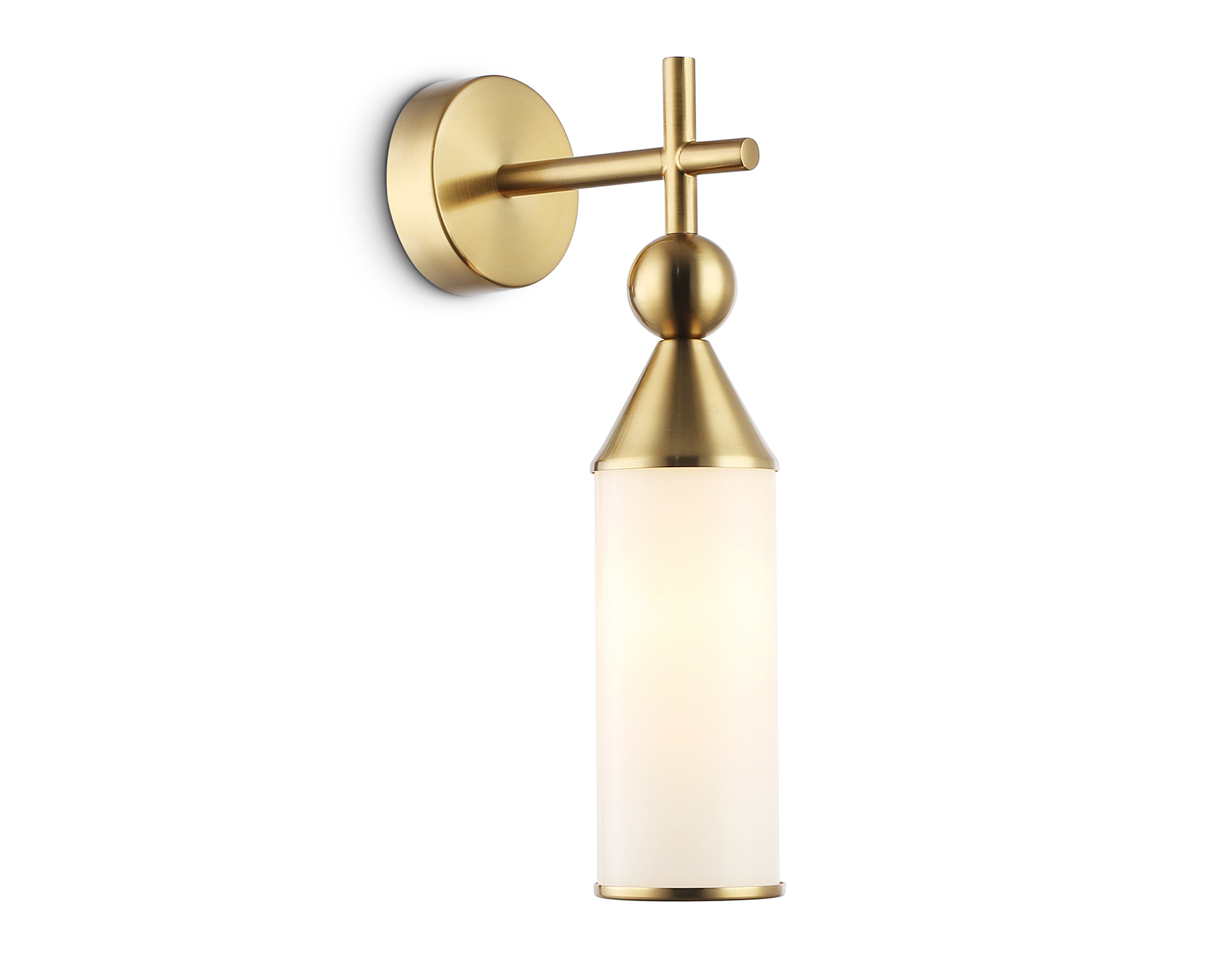 LH55280 BS/FR латунь/белый матовый E14 max 40W 140*80*310