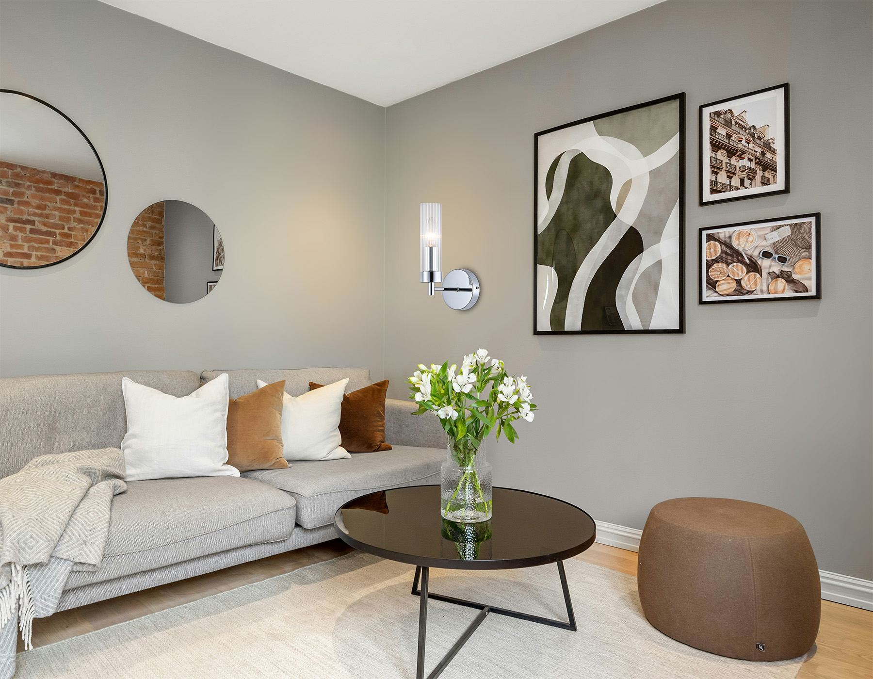 LH55154 CH/CL хром/прозрачный E14 max 40W 155*100*245