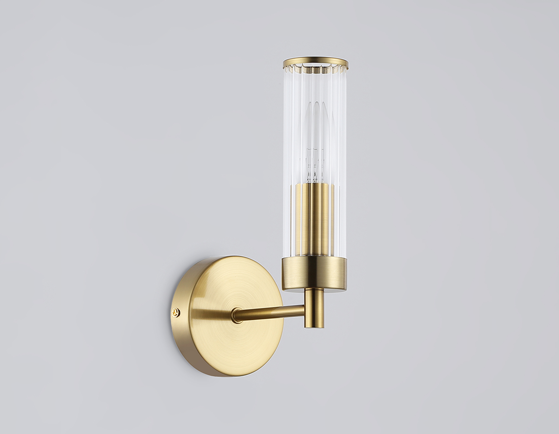 LH55164 BS/CL латунь/прозрачный E14 max 40W 155*100*245