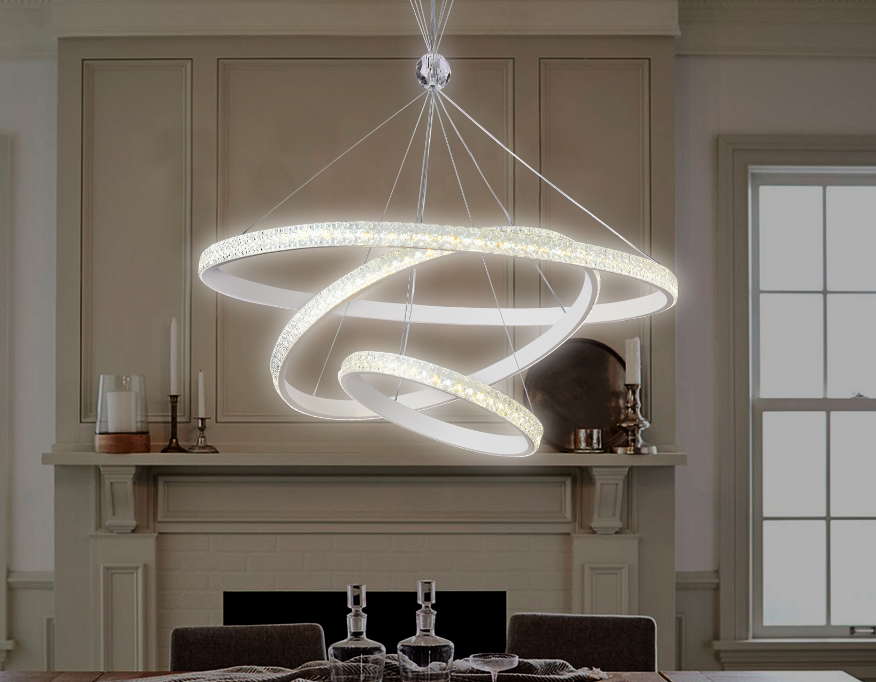 FA615 WH белый 90W D600*1000 (ПДУ РАДИО 2.4)