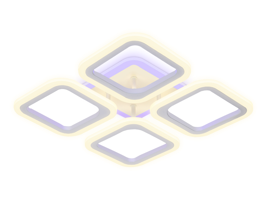 FA441/4 WH белый 72W 520*520*80 (ПДУ РАДИО 2.4G)