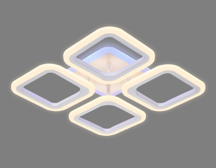 FA441/4 WH белый 72W 520*520*80 (ПДУ РАДИО 2.4G)