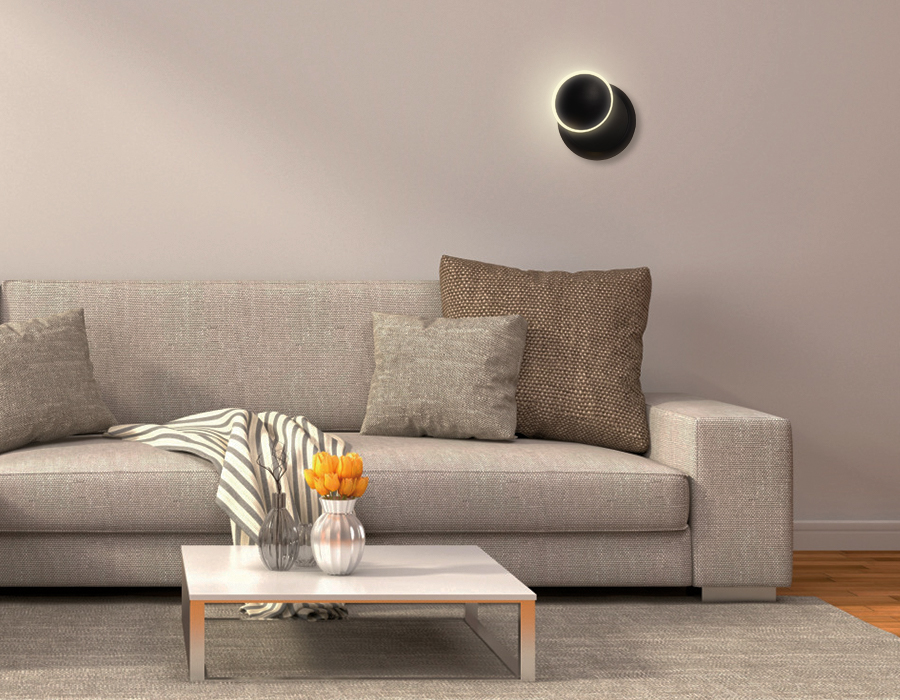 FW116 BK/S черный/песок LED 4200K 5W D140*65