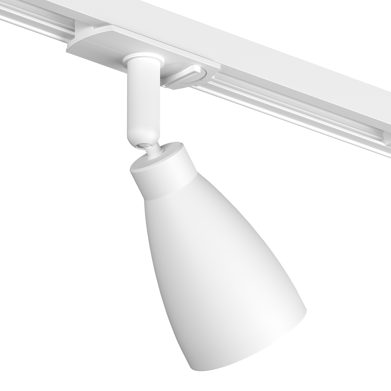 DK6050-WH Трековый светильник IP 20, 15 Вт, GU10, белый, алюминий, пластик