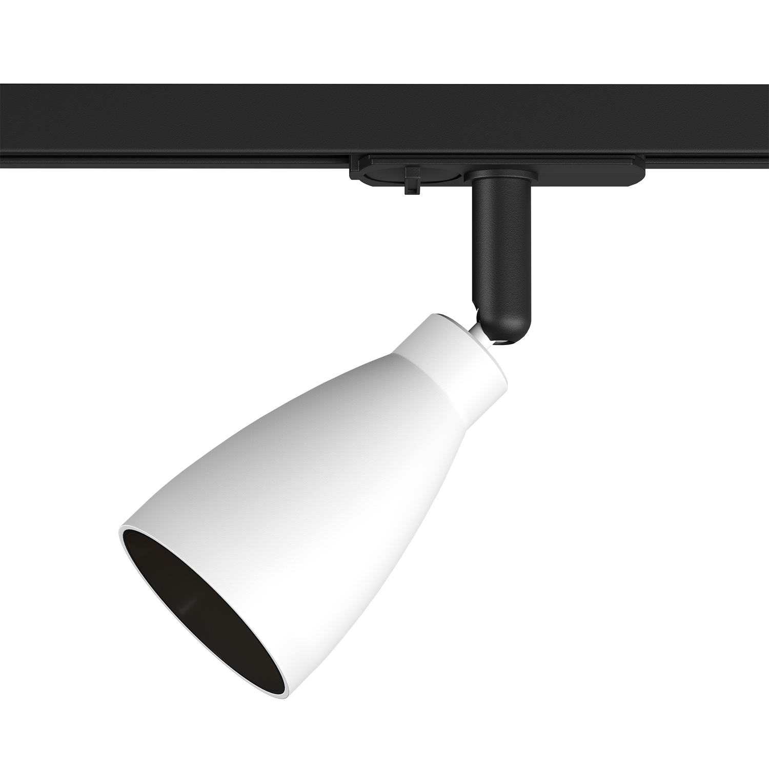 DK6050-BW+BK Трековый светильник IP 20, 15 Вт, GU10, черный с белым, алюминий, пластик