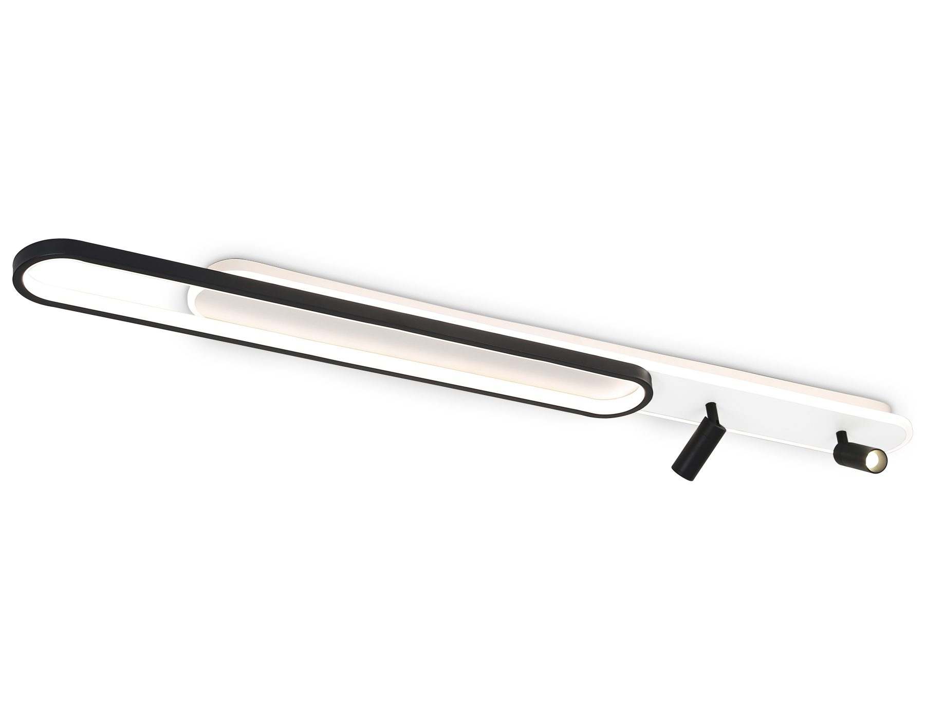 FL5111/2+2 WH/BK белый/черный 92W 3000K/4200K/6400K+4200K 1200*120*110 (ПДУ ИК)