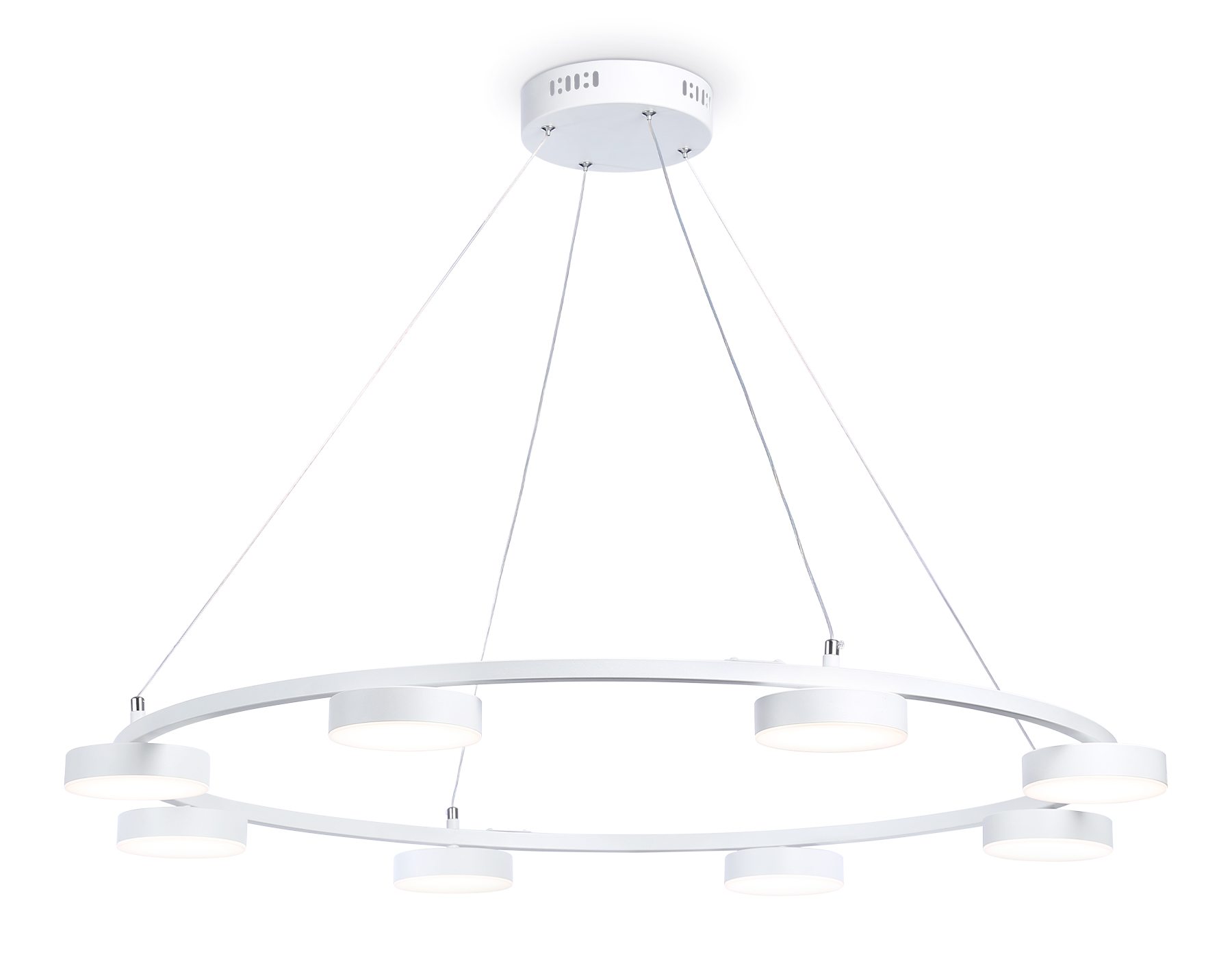 FL51761/1+8 WH белый 3000K/4200K/6400K 67W D1000*1000 (ПДУ ИК)