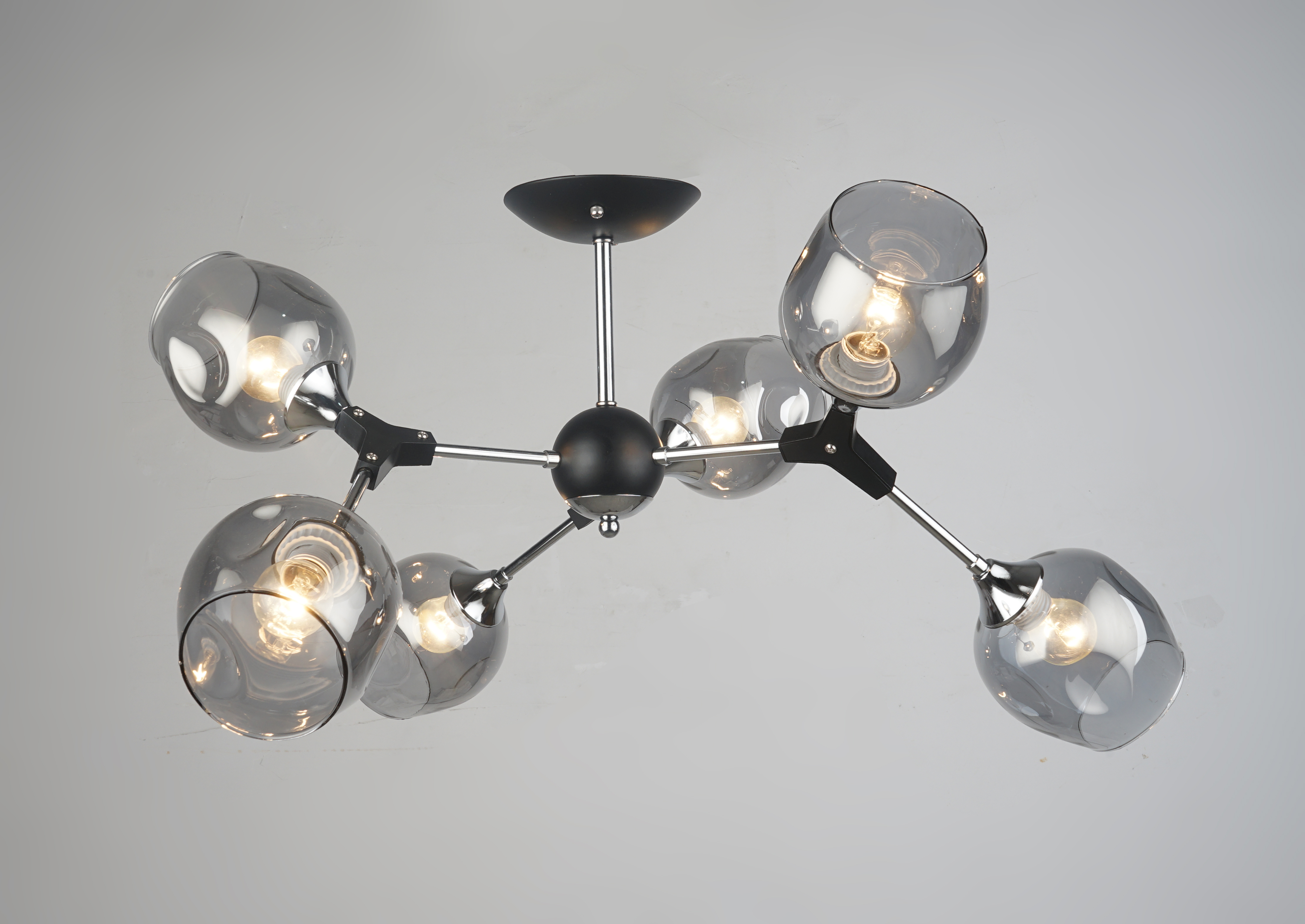 Потолочная люстра P5698-6 BK+CR 000067867