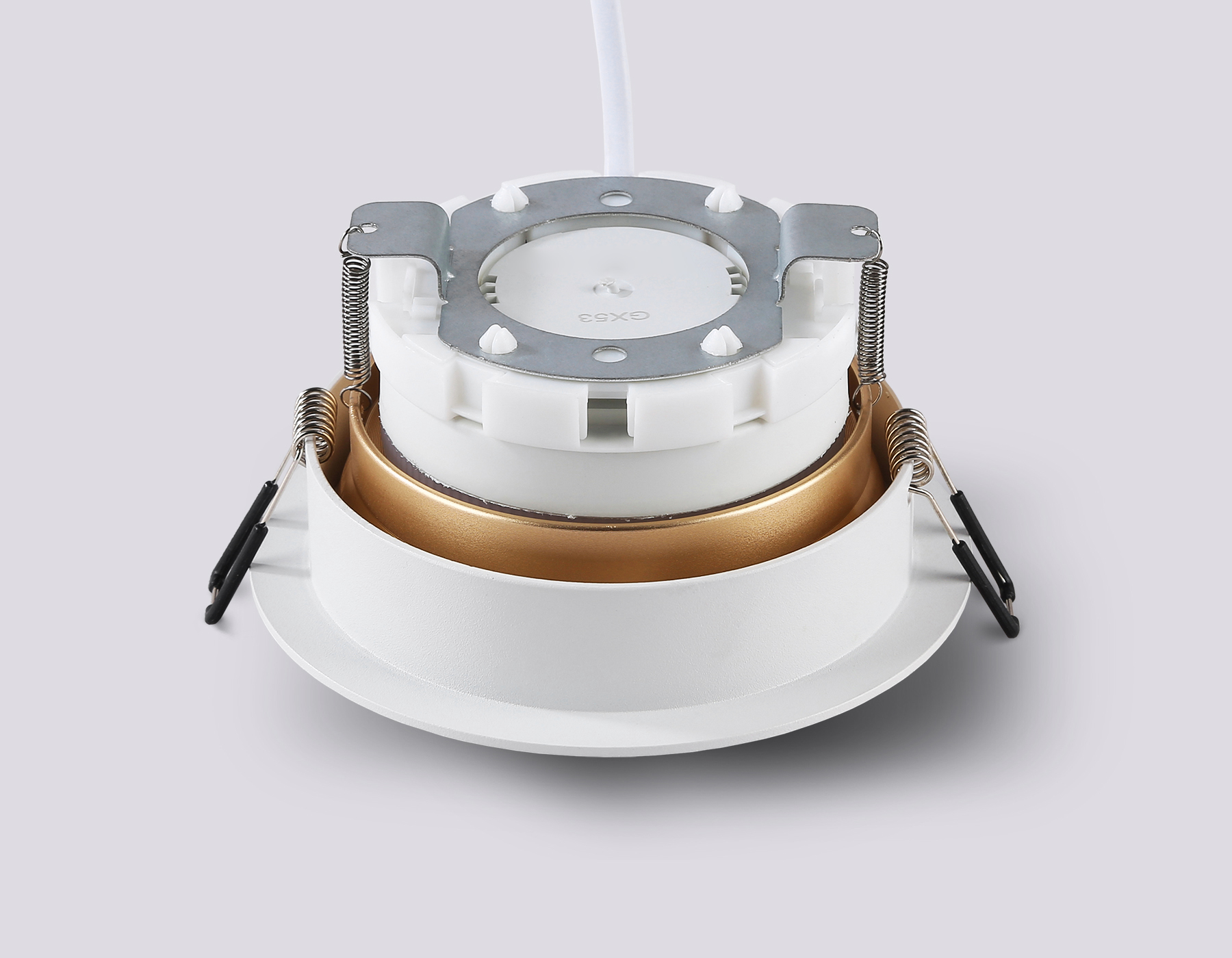 TN52332 SWH/SGD белый песок/золото песок GX53 max 12W D115*25