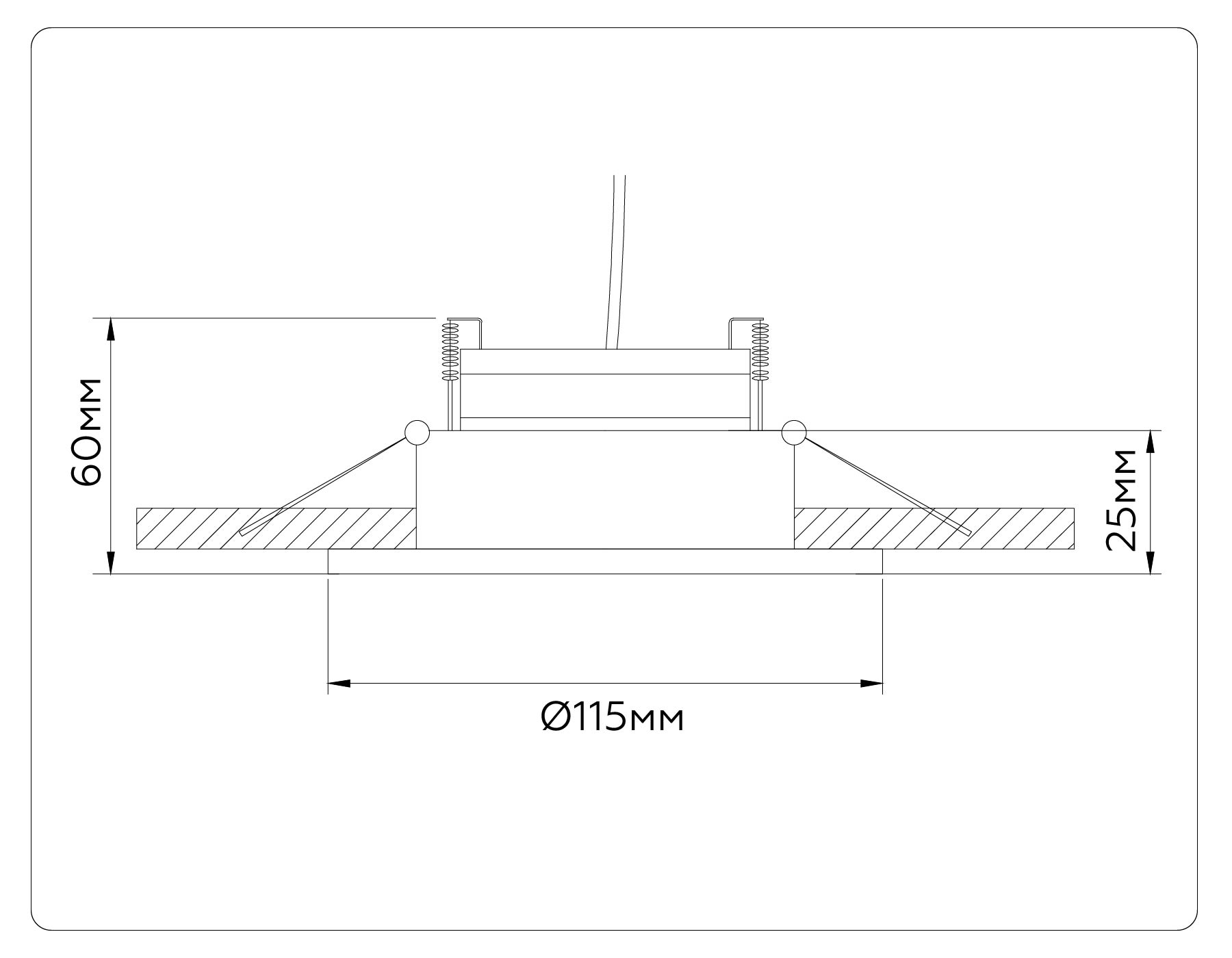 TN52332 SWH/SGD белый песок/золото песок GX53 max 12W D115*25