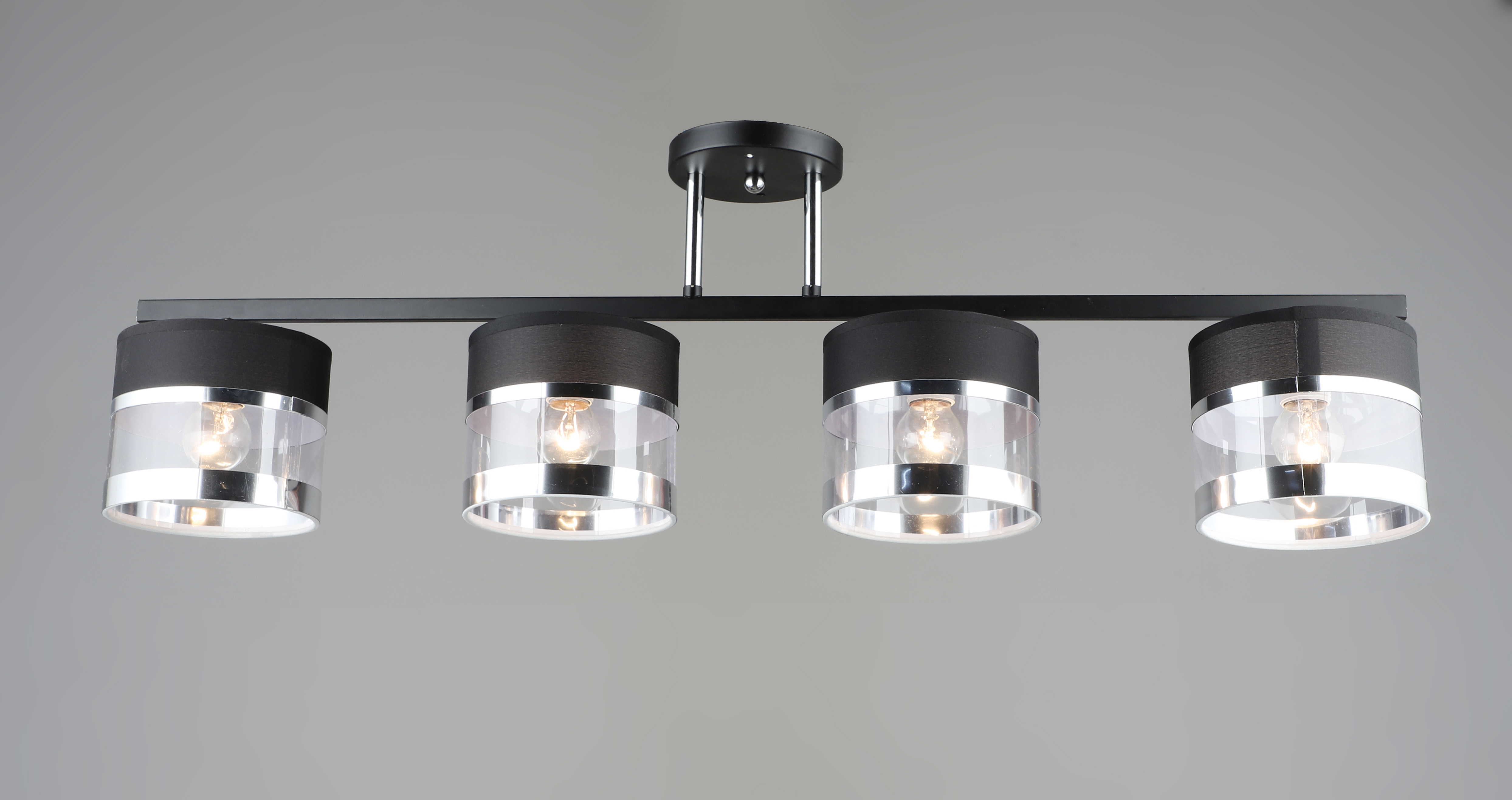 Потолочная люстра SL7996-4 BK+CR 000060451