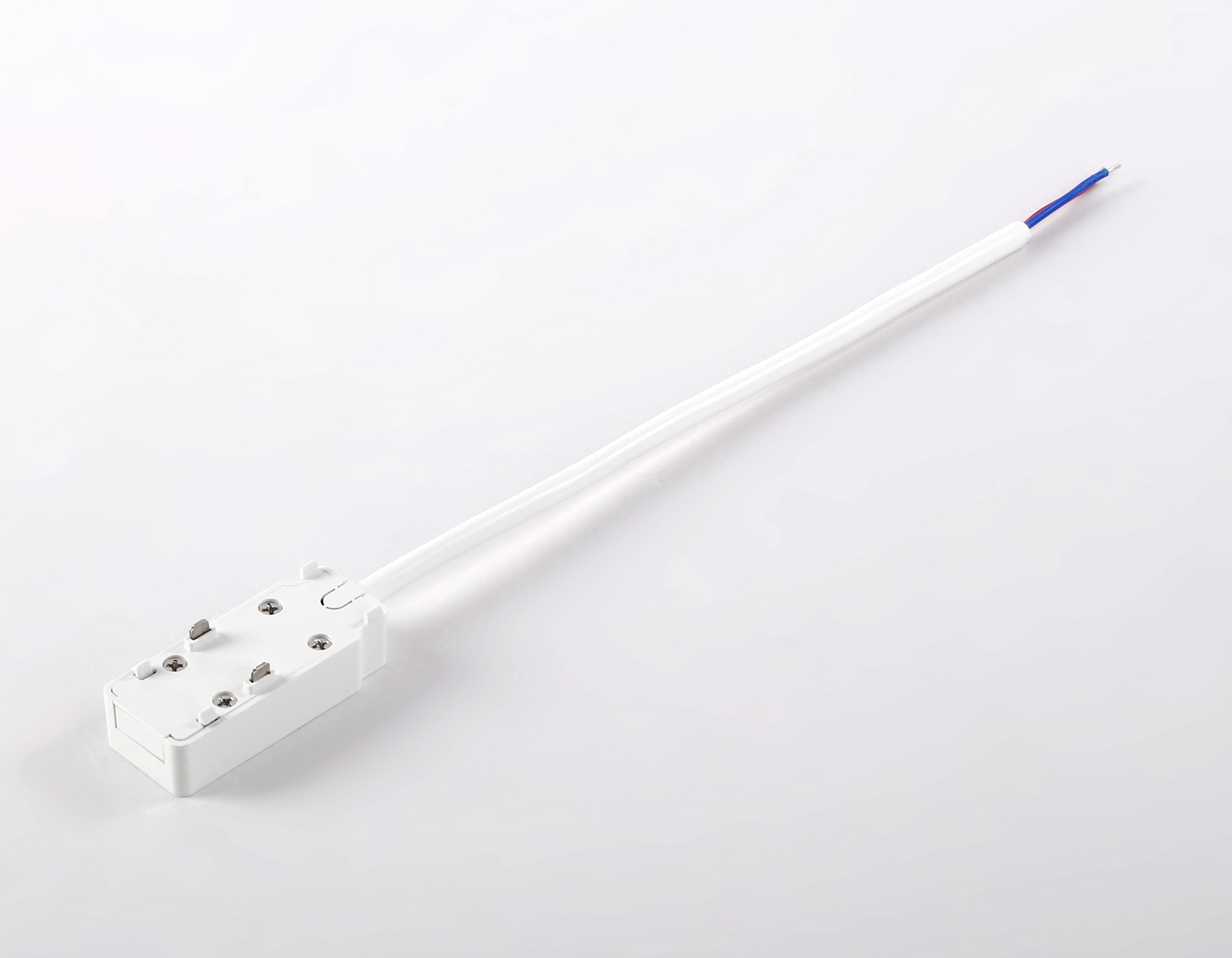 GV1261 WH белый ввод питания для шинопровода IP20 48V 60*26*16