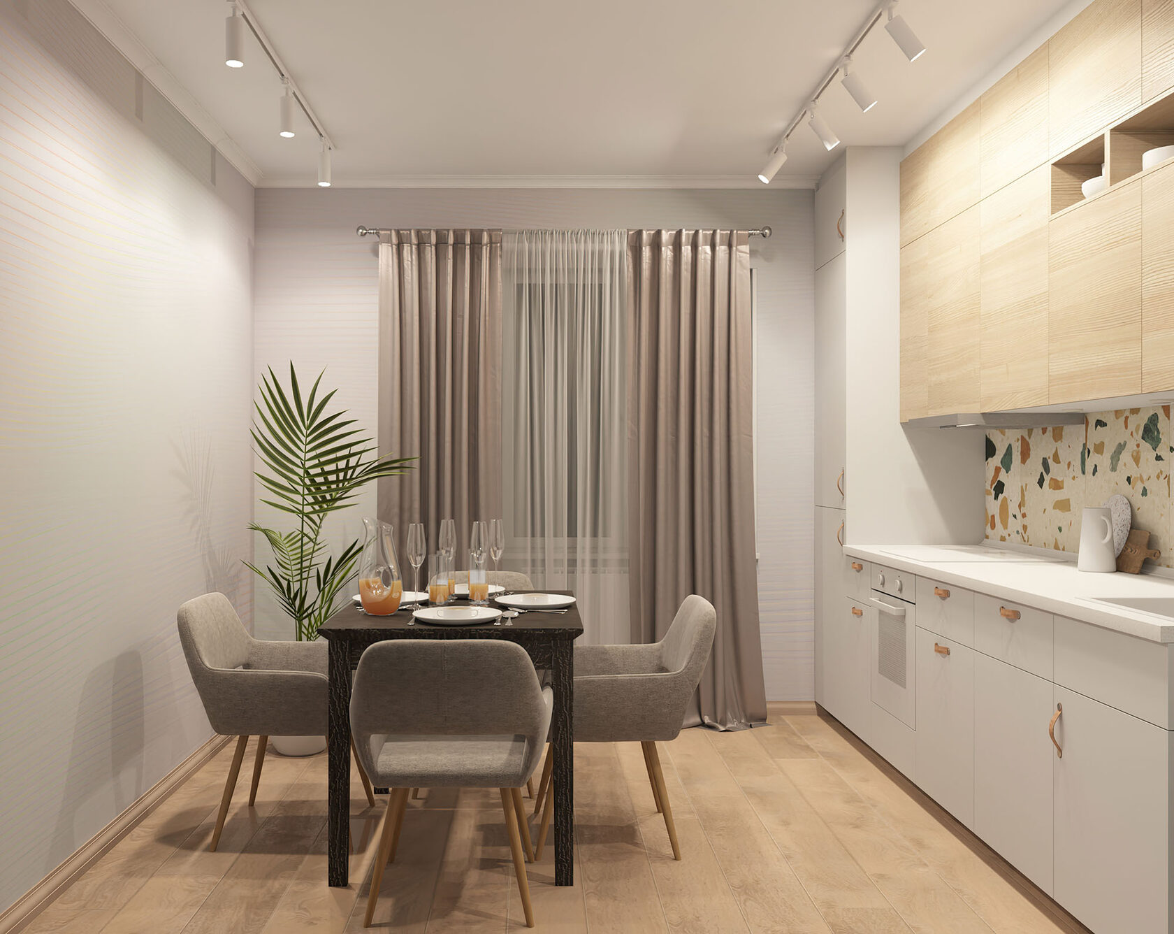 DK6202-WH Трековый светильник IP 20, 15 Вт, GU10, белый, алюминий