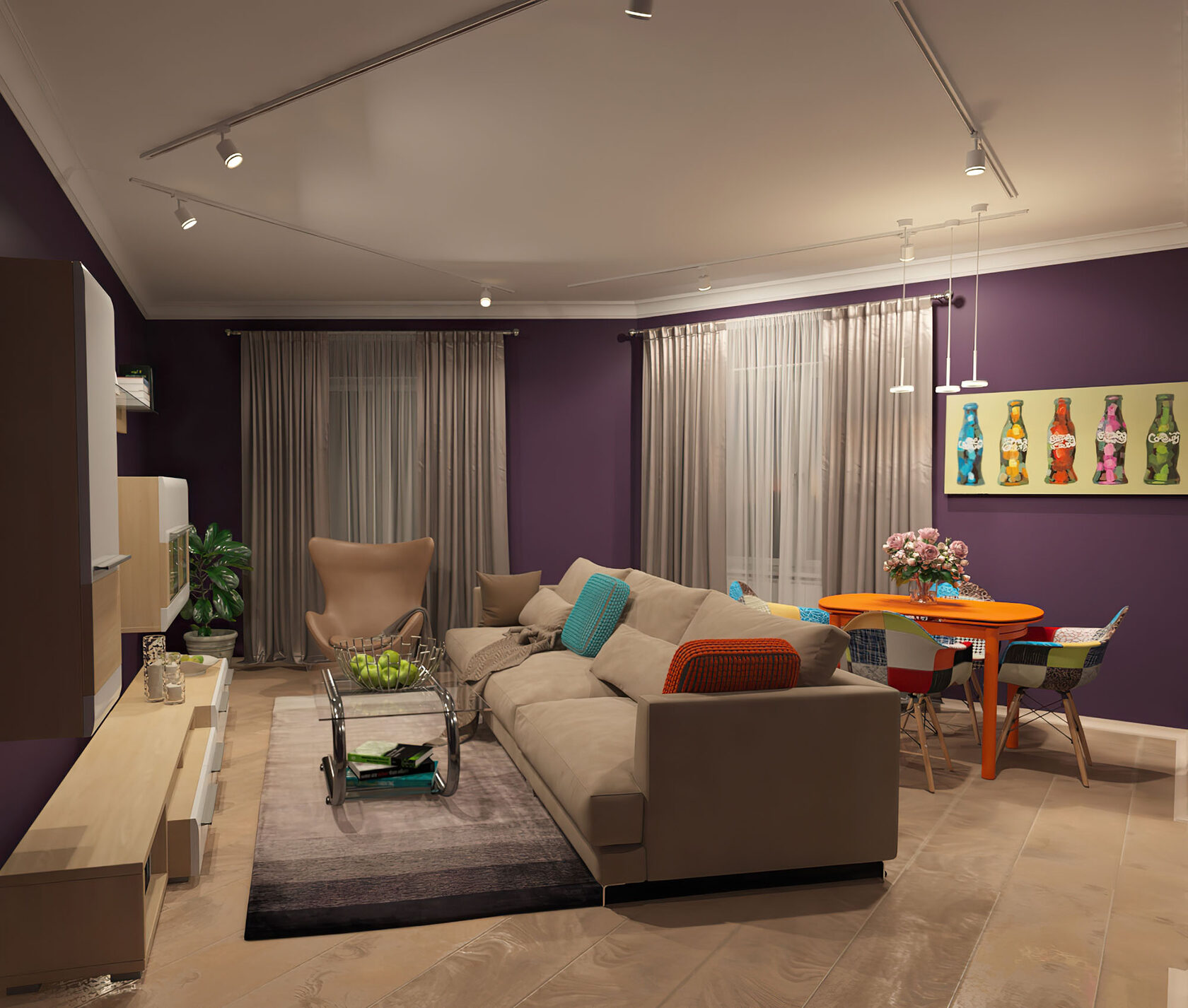 DK6401-WH Трековый светильник IP 20, 5 Вт, LED 3000, белый, алюминий