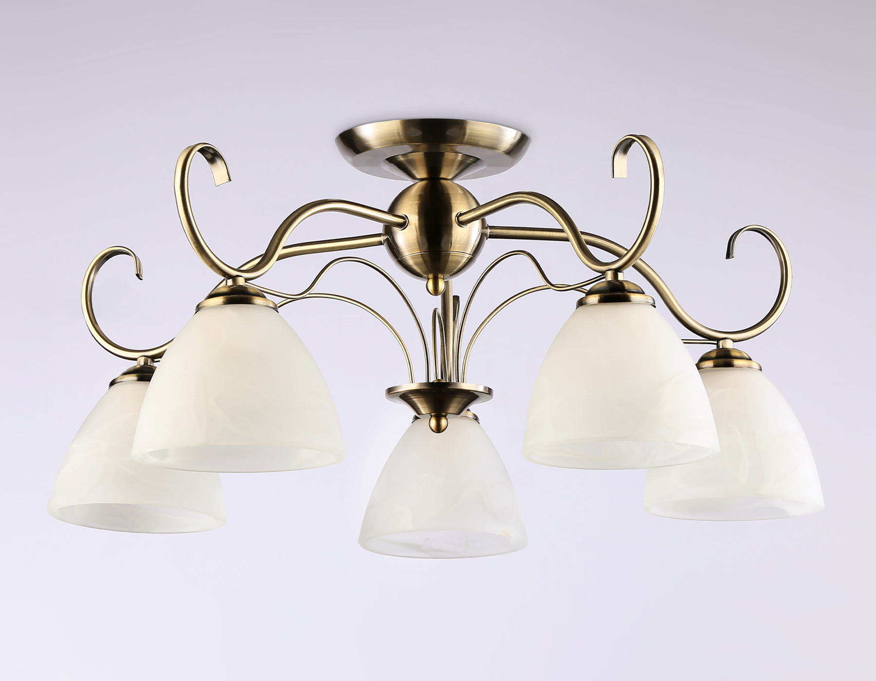 TR3046/5 SB/FR бронза/белый матовый E27/5 max 40W D595*285