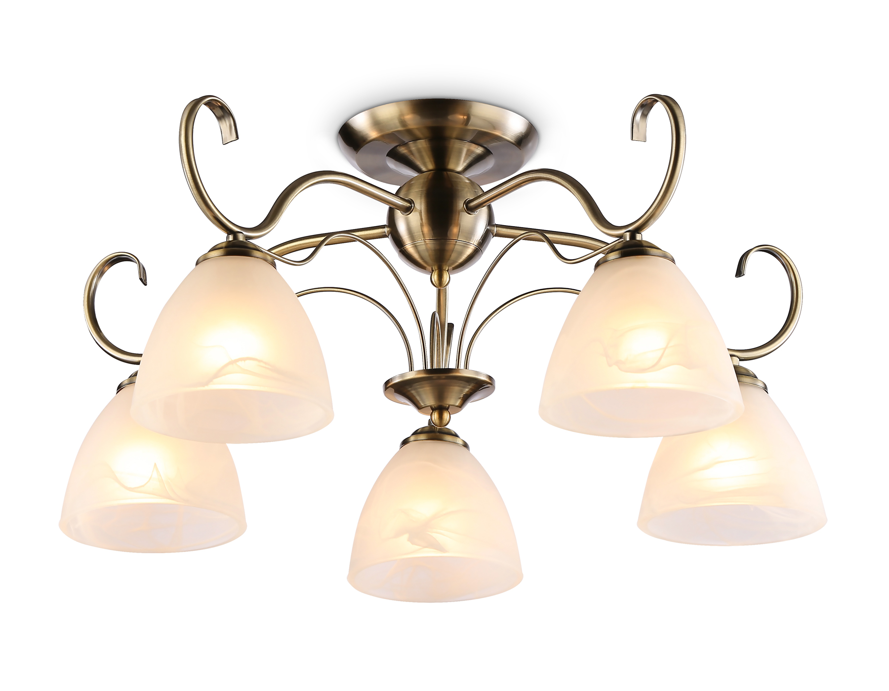 TR3046/5 SB/FR бронза/белый матовый E27/5 max 40W D595*285