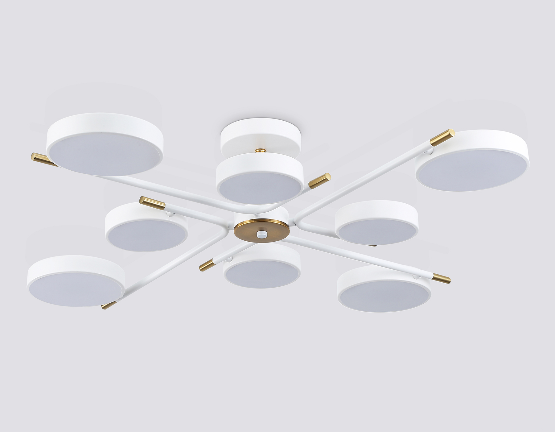 FL516338/8 WH/CP белый/медь 120W 3000-6000K D850*170 (без ПДУ)