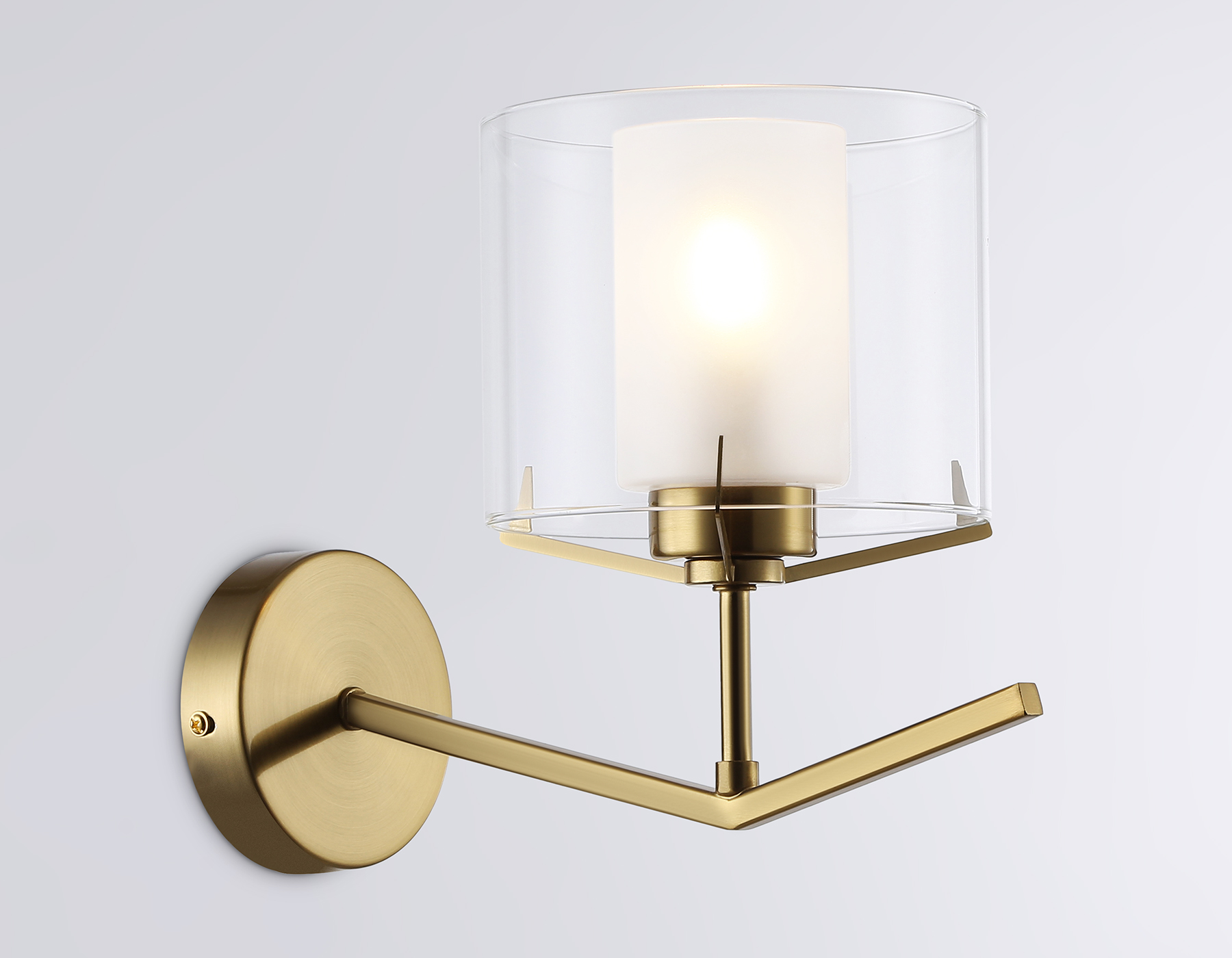 LH57010 BS/FR латунь/белый матовый E14 max 40W 280*150*220