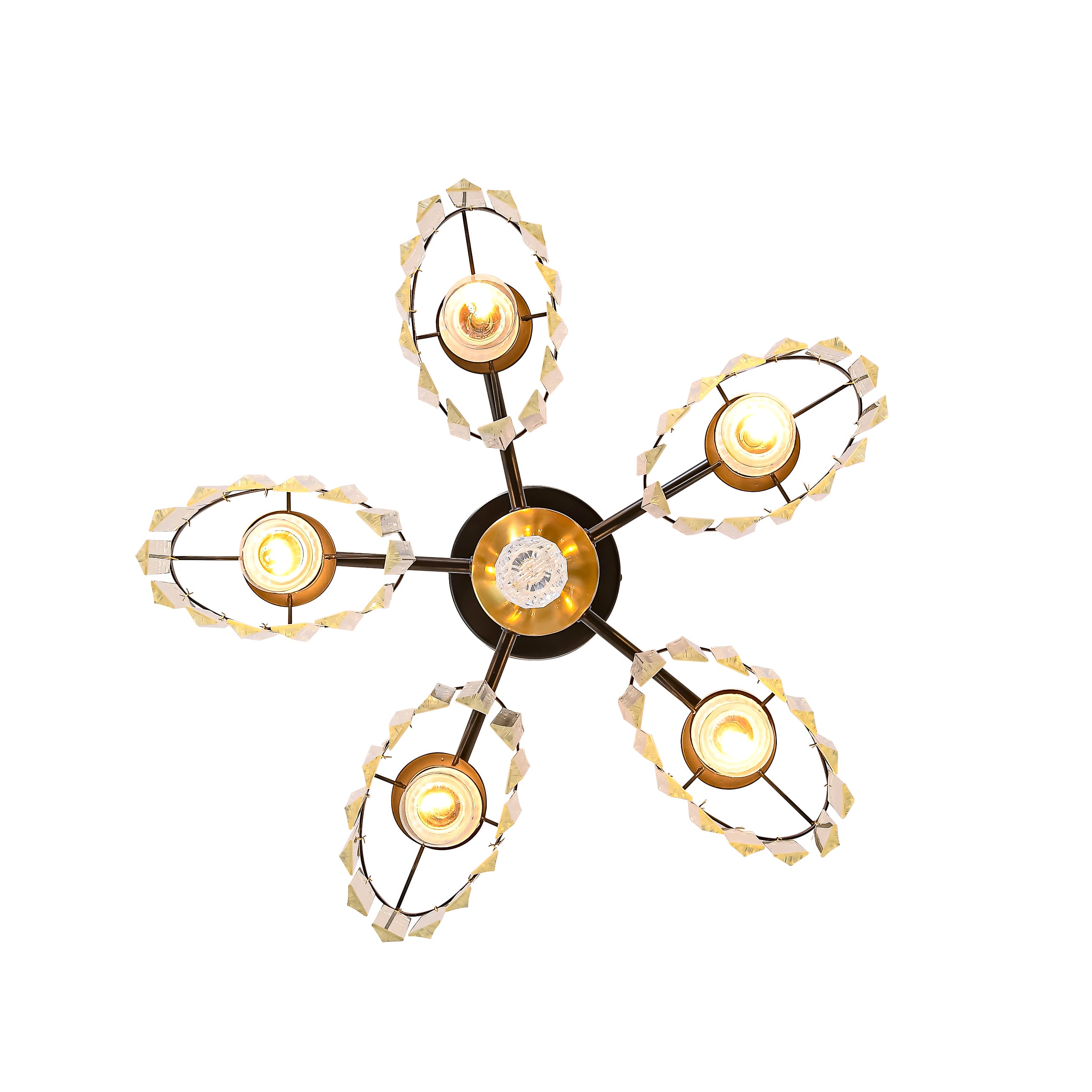 Потолочная люстра SL7884-5 BK+FGD 000080210