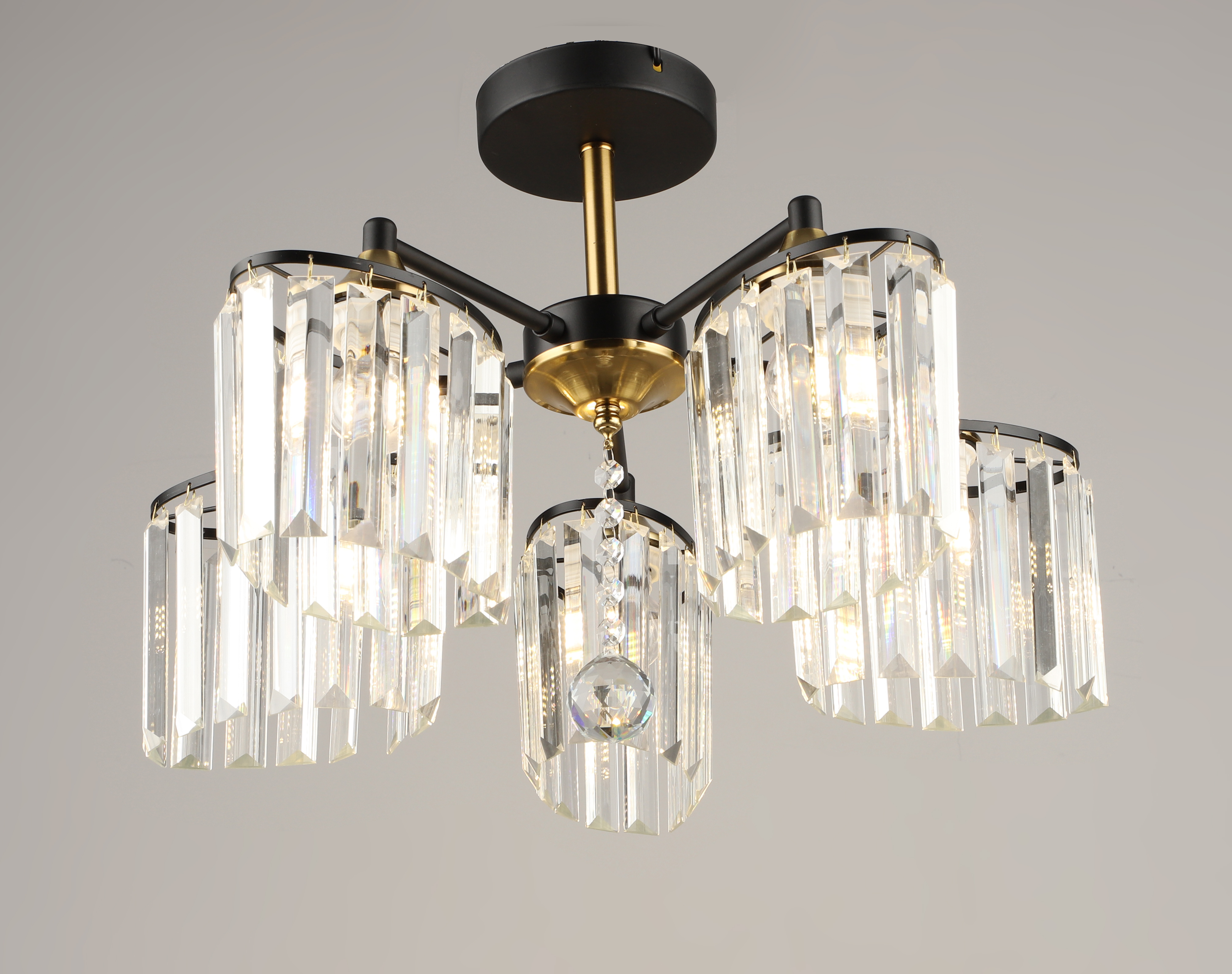 Потолочная люстра SL7884-5 BK+FGD 000080210